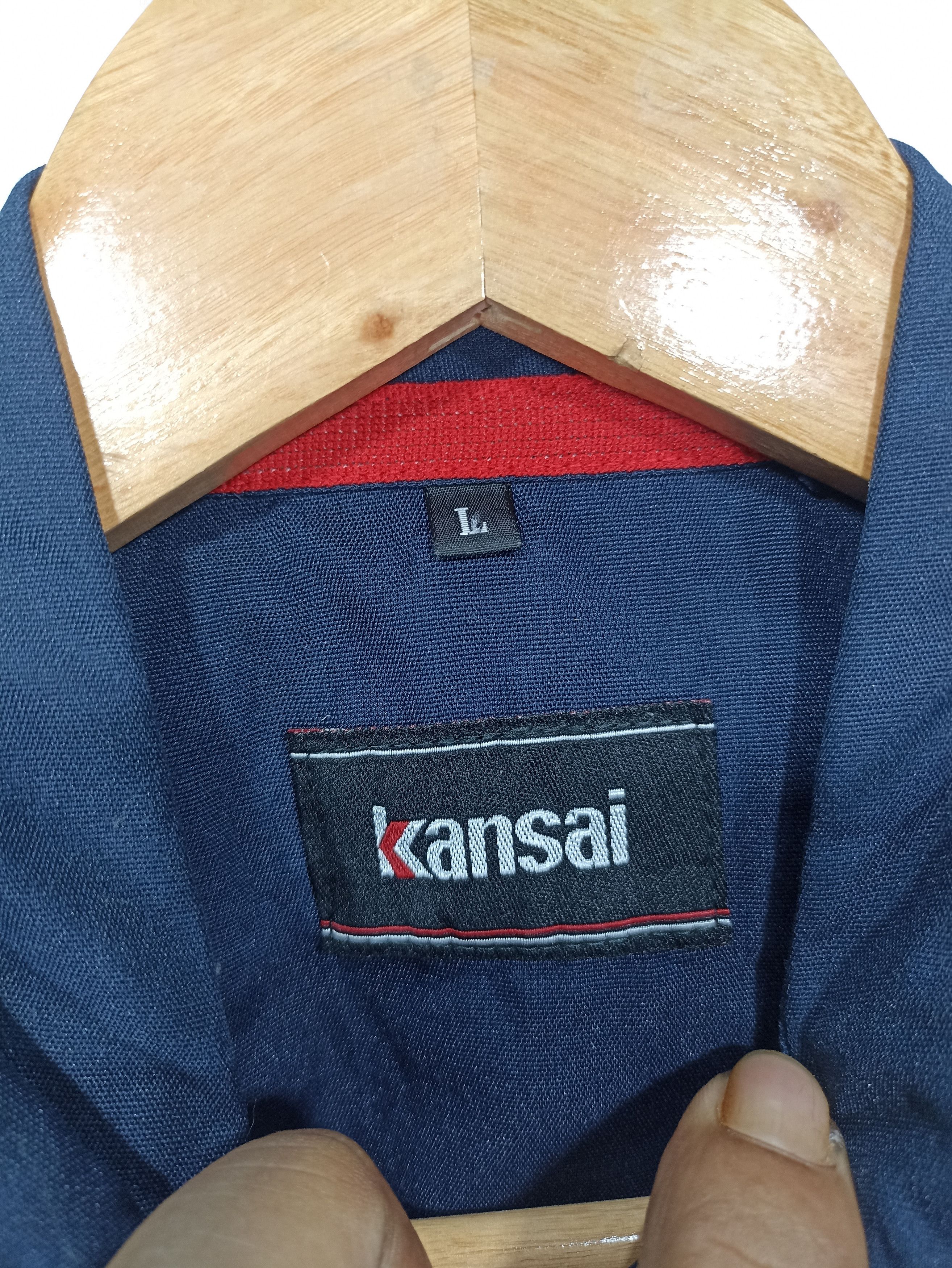 Japanese Brand × Kansai Yamamoto × Vintage Vintage kansai shirt snap button uniform Size US L / EU 52-54 / 3 - 4 Thumbnail
