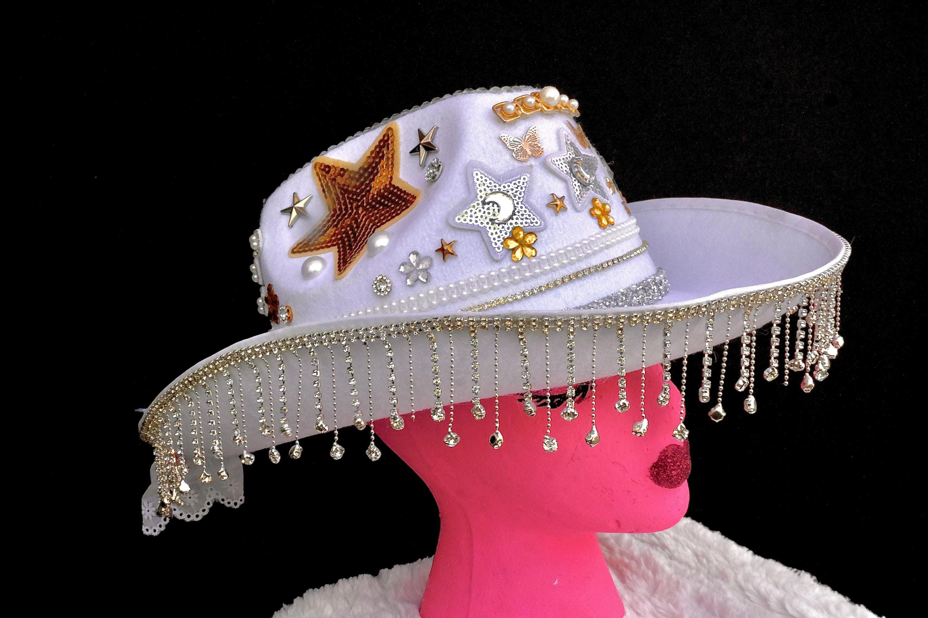 Handmade Spacey Bride Cowgirl Hat Size ONE SIZE - 3 Thumbnail