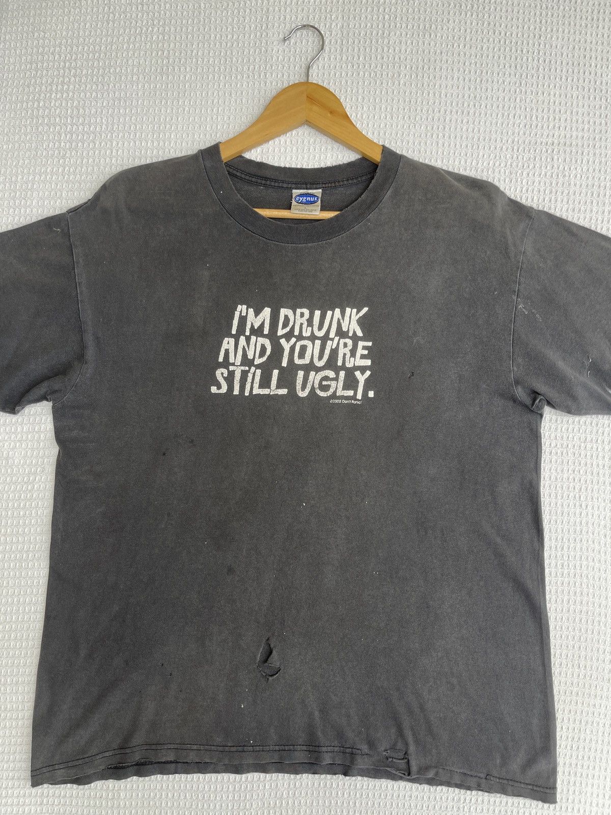 Vintage Rare🔥Vintage 90s THRASHED FADED Don’t Panic Tee Size US L / EU 52-54 / 3 - 12 Thumbnail