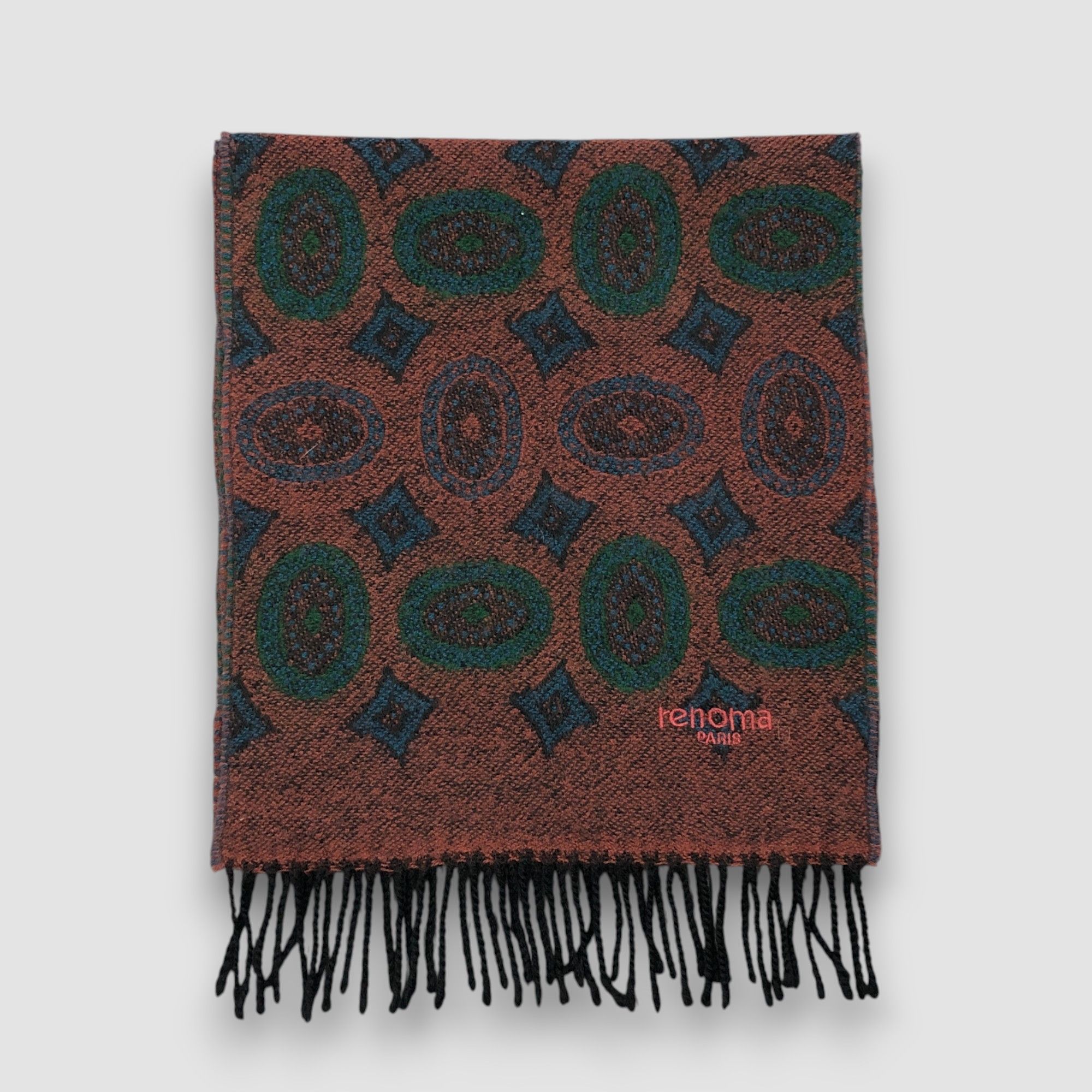 Renoma Vintage Renoma Scarf Muffler Wool Cashmere Scarves Size ONE SIZE - 2 Thumbnail