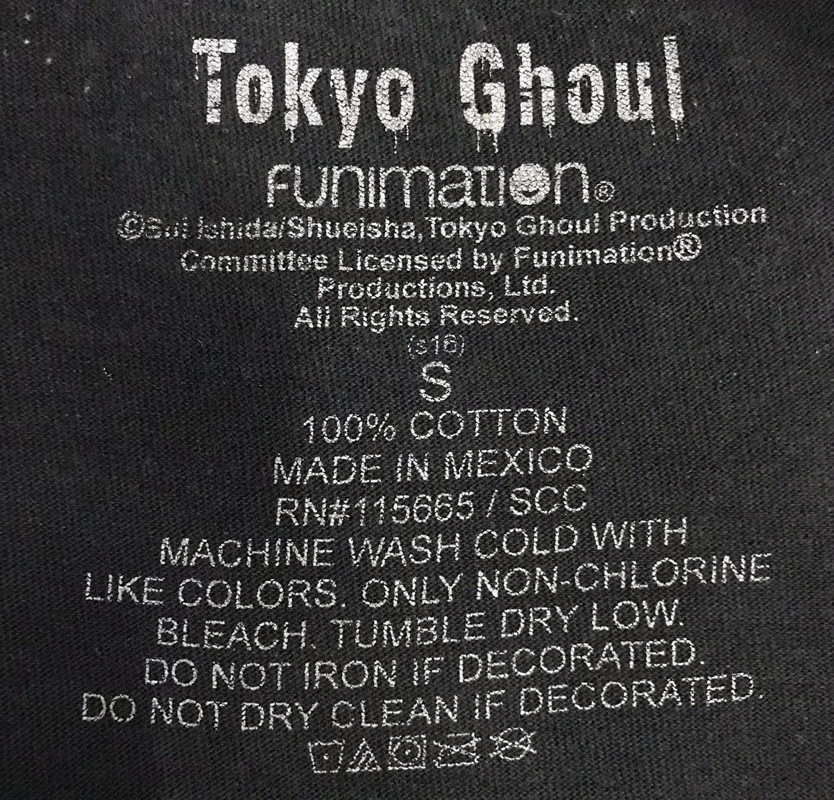 Anime × Japanese Brand Vintage Tokyo Ghoul Shirt Size US S / EU 44-46 / 1 - 6 Thumbnail