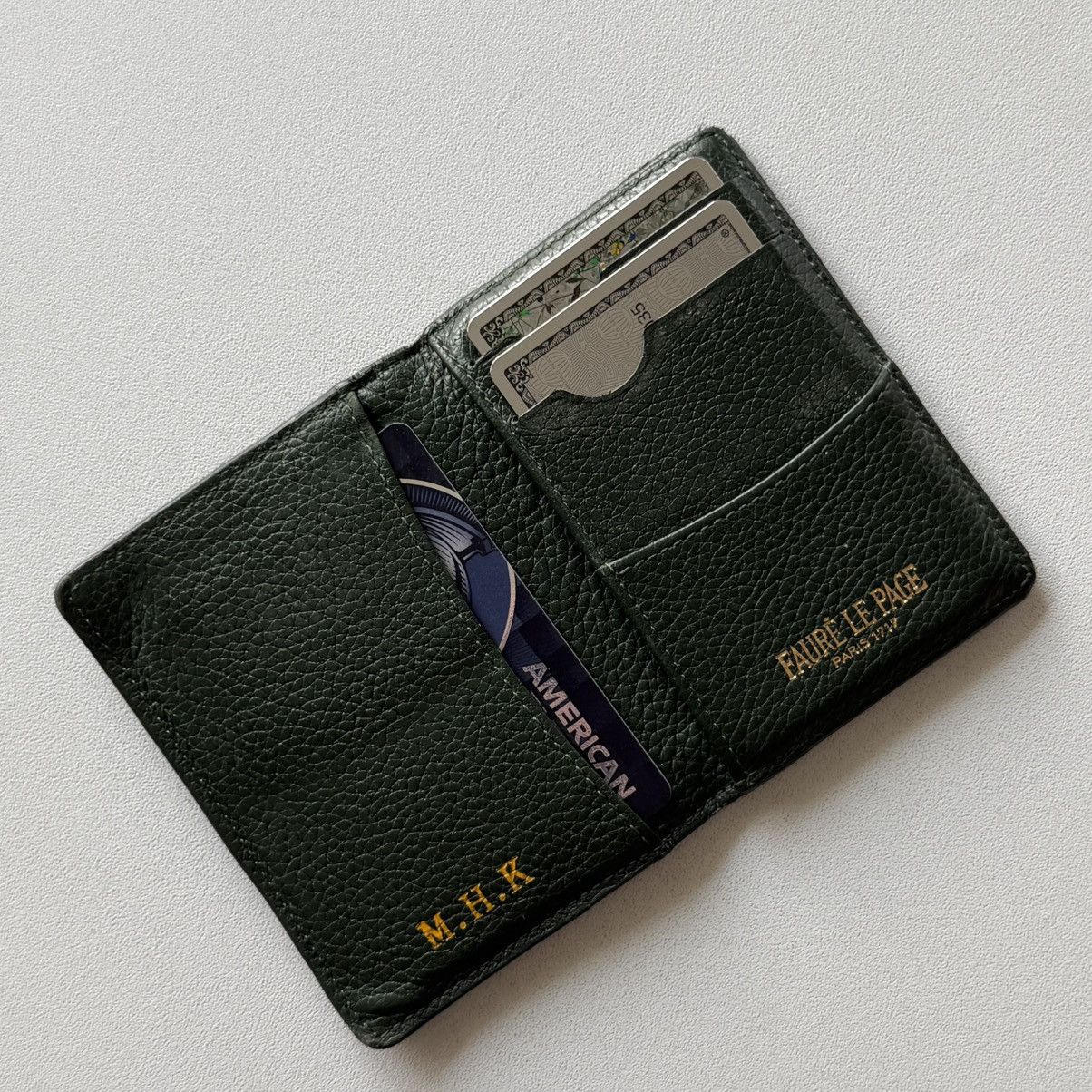 Faure Le Page Empire Green Mini Bifold Pistol Calibre Wallet Size ONE SIZE - 11 Thumbnail