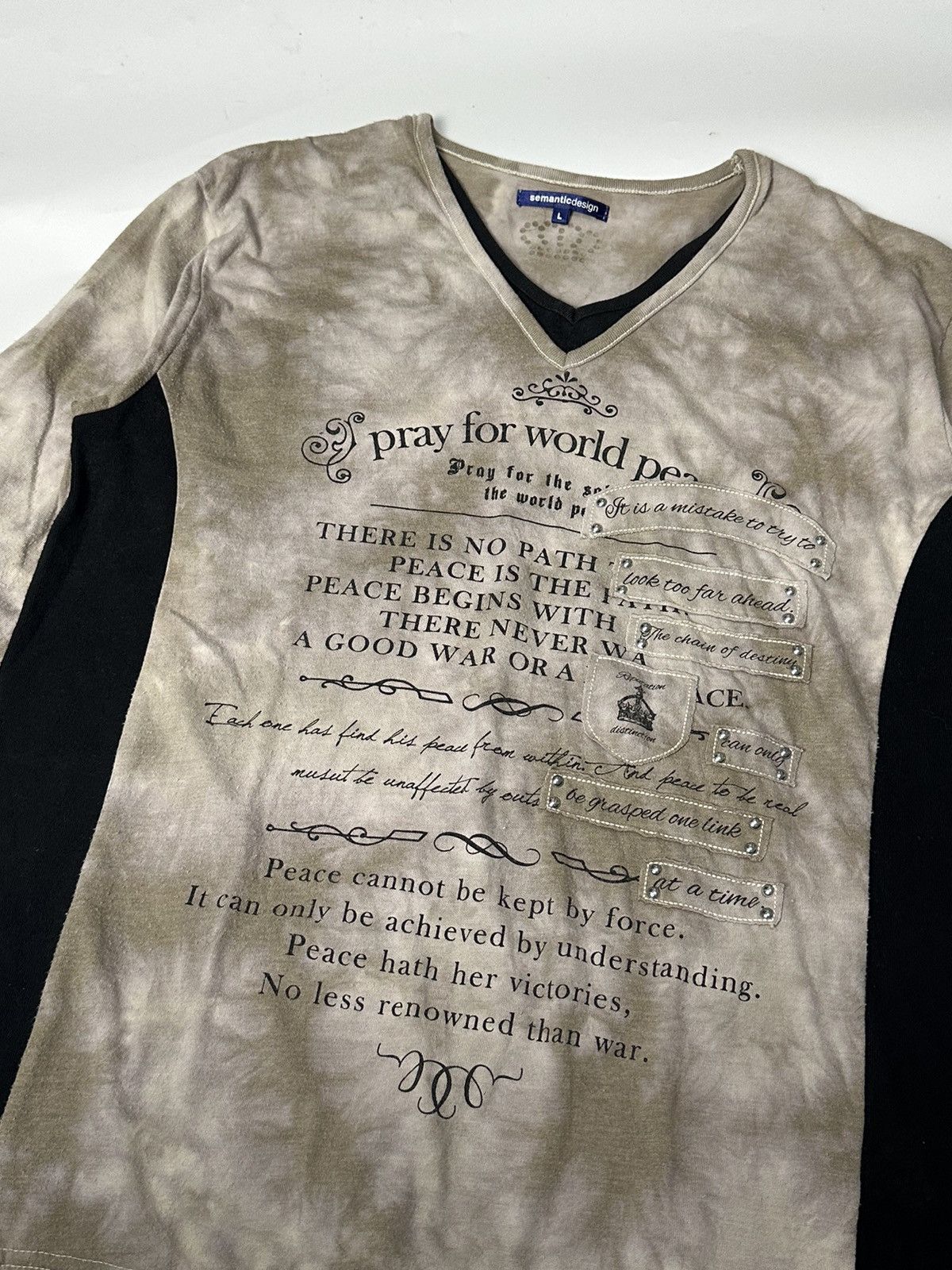 Hysteric Glamour Japanese Poem Studded Semanticdesign Crown Size US M / EU 48-50 / 2 - 3 Thumbnail