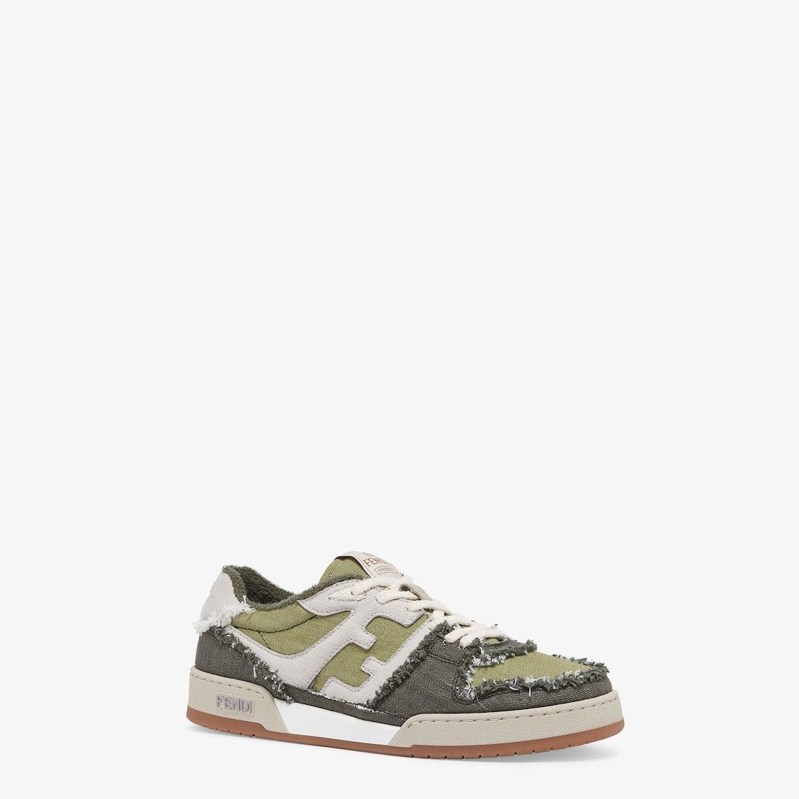 Fendi o1w1db10825 7E1495 Match Low-Top Sneakers in Multicolor Size US 12 / EU 45 - 2 Thumbnail
