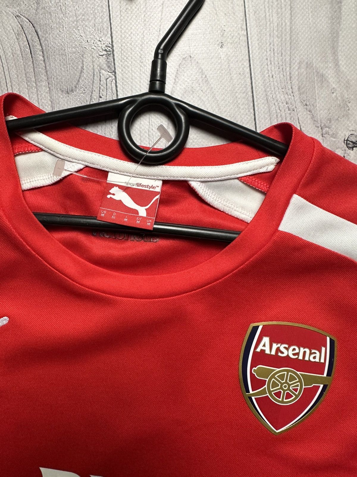 Arsenal puma soccer jersey size M