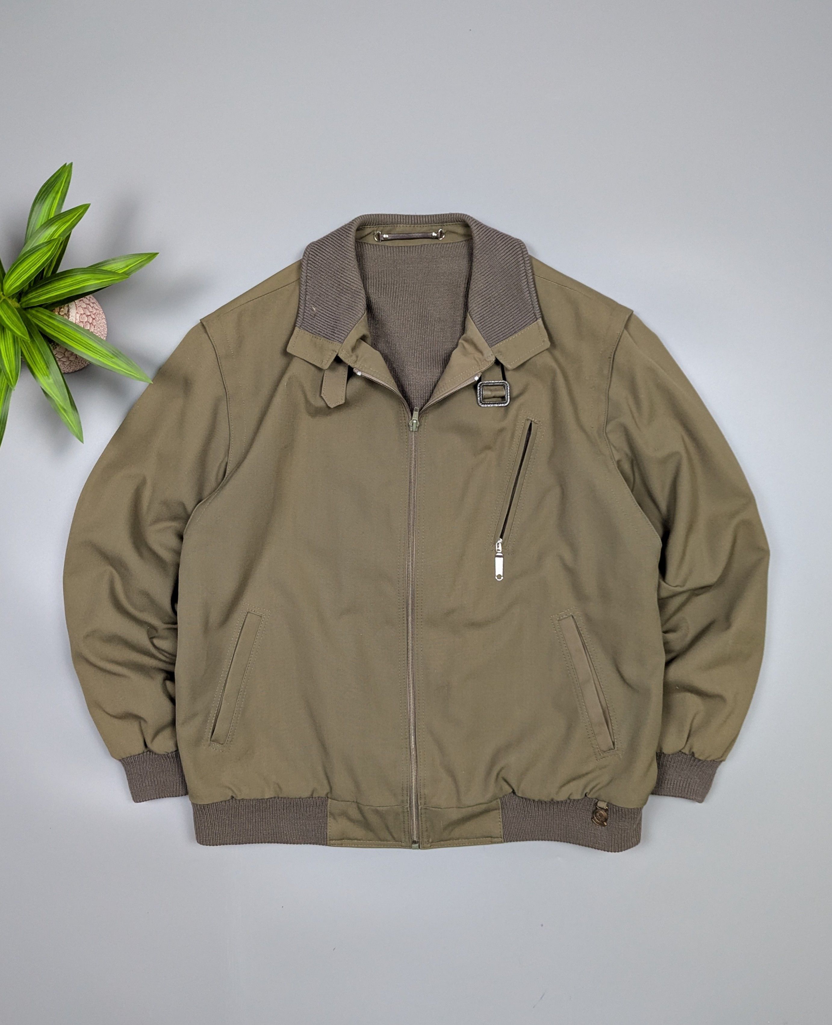Vintage Vintage MA-1 Bomber Jacket Olive Military Flight Style Opti Size US M / EU 48-50 / 2 - 1 Thumbnail