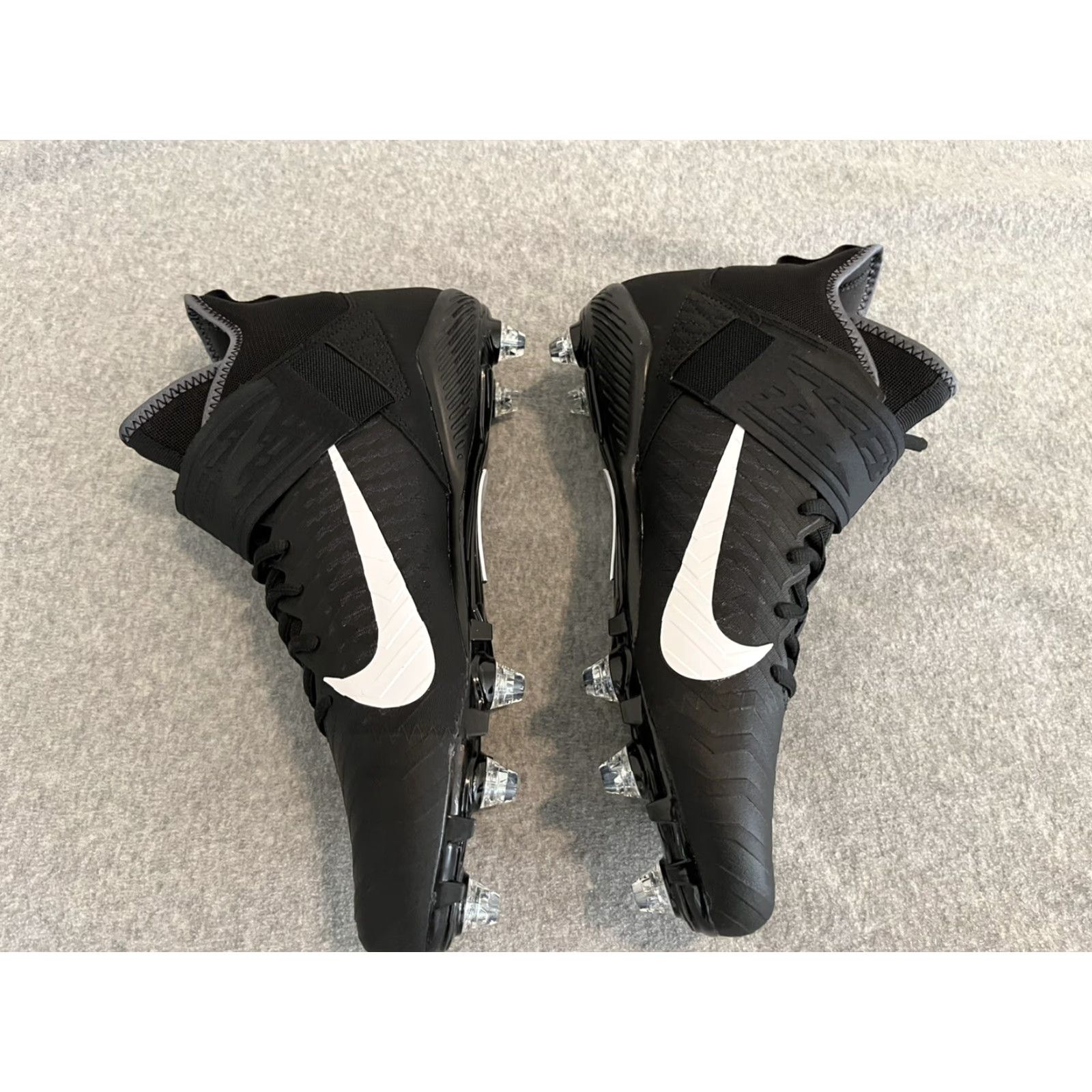 Nike Nike Alpha Menace Pro 2 Football Cleats Men Size 12.5 Black CK4277-001 Size US 13 / EU 46 - 3 Thumbnail