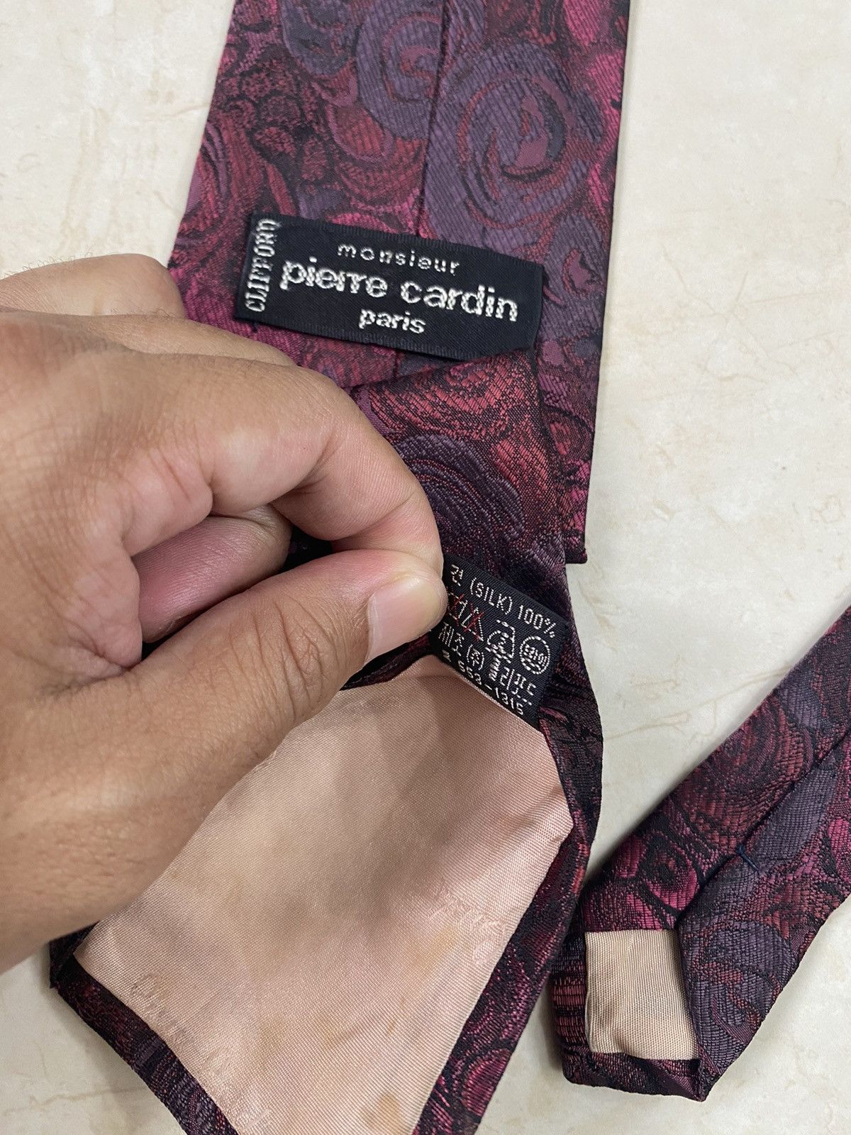 Pierre Cardin × Vintage 💥VINTAGE PIERRE CARDIN Paris necktie silk tie Size ONE SIZE - 5 Thumbnail