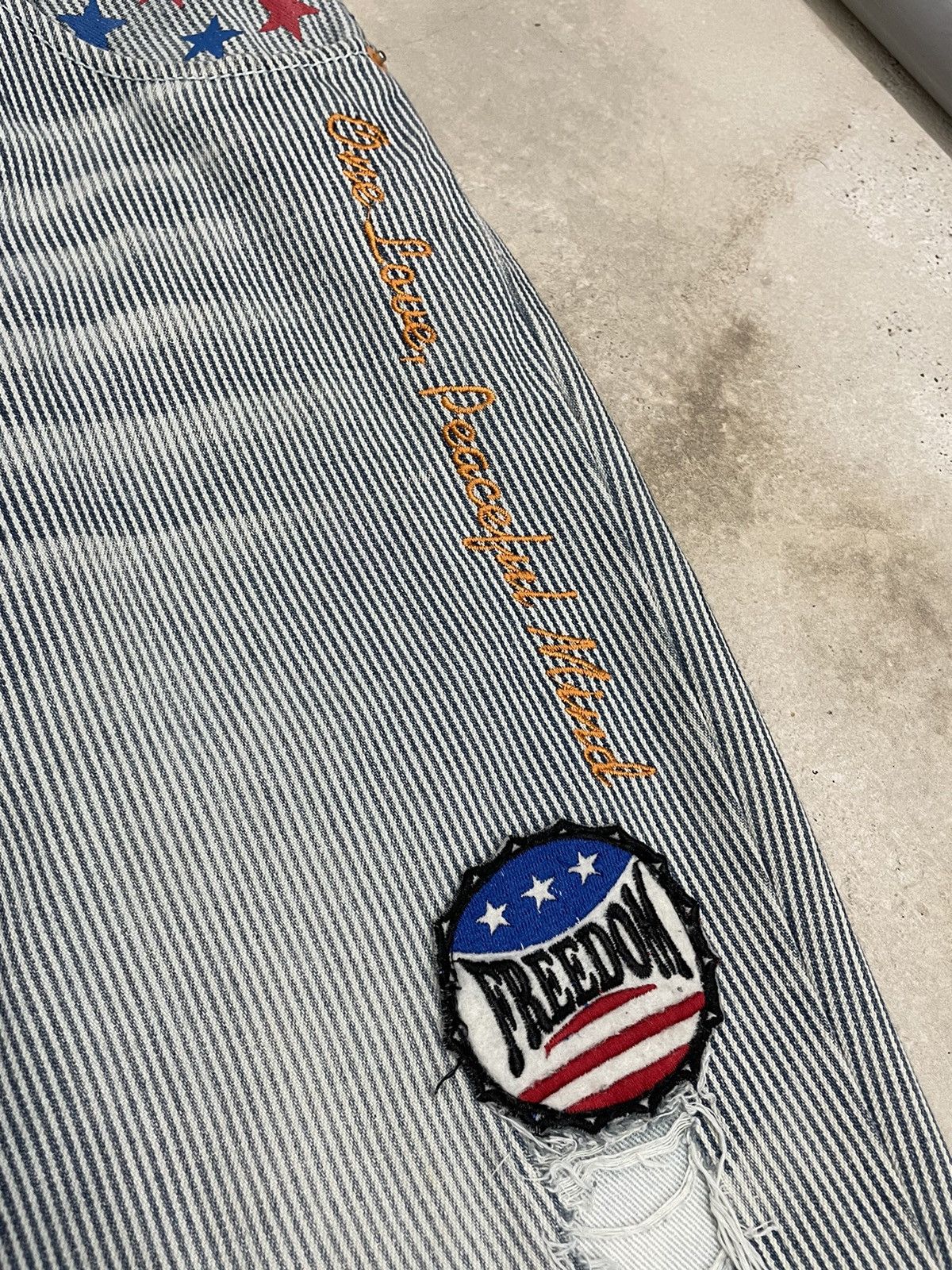Hysteric Glamour × Japanese Brand Jude Bloom Surf Patch Clone Devgru Y2K Style Distressed Size US 30 / EU 46 - 7 Thumbnail