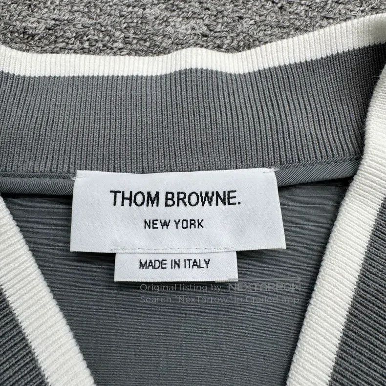 Thom Browne Thom Browne gray windbreaker jacket Size US XXL / EU 58 / 5 - 2 Thumbnail