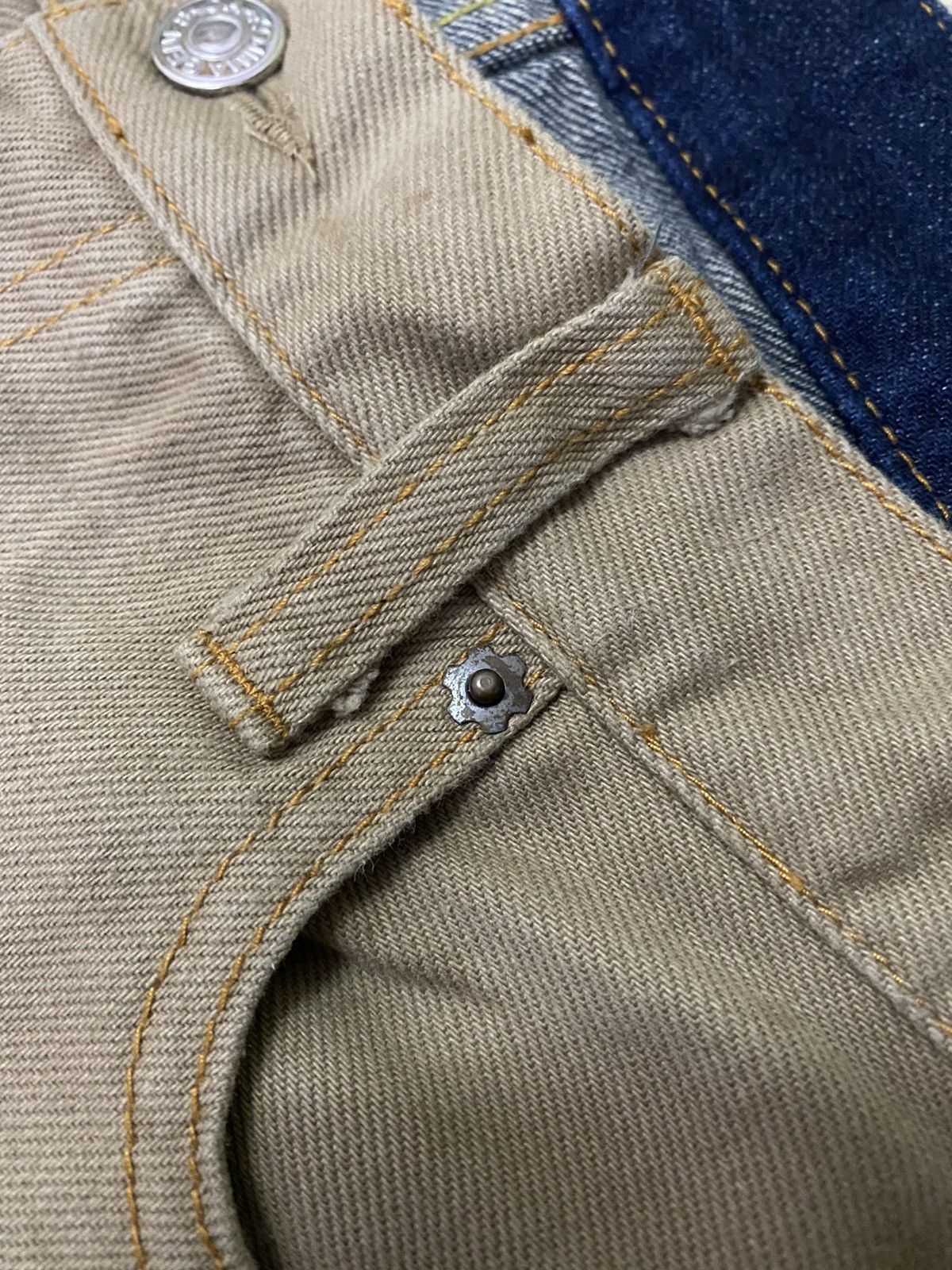 KOJIMA GENES 💥Vintage Kojima Genes Patchwork Denim Size US 34 / EU 50 - 3 Thumbnail