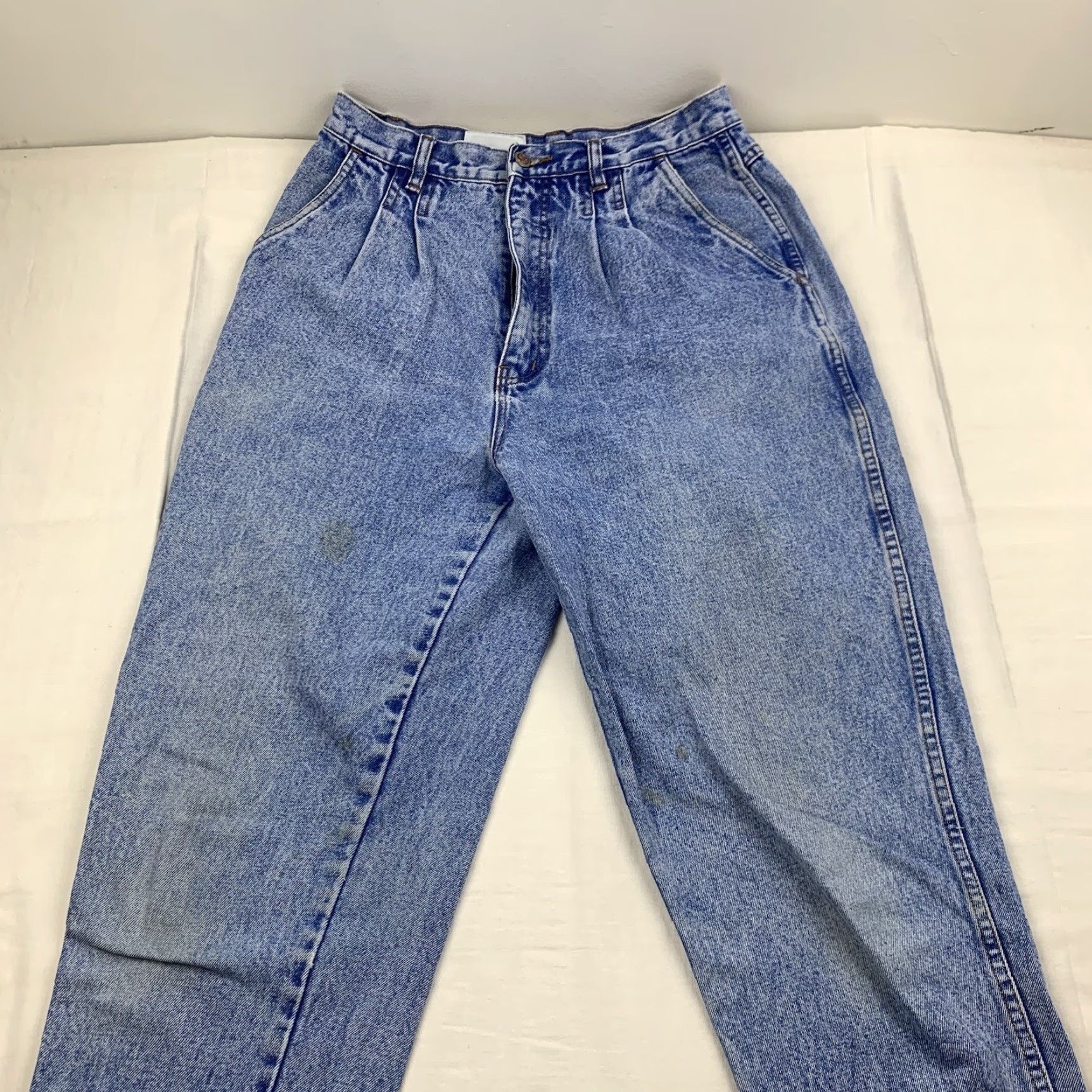 Bill Blass VINTAGE Bill Blass Jeans Womens 12 Blue Mom Jeans High Waisted 90s USA Pink? Wait. Size 34" / US 12 / IT 48 - 2 Thumbnail