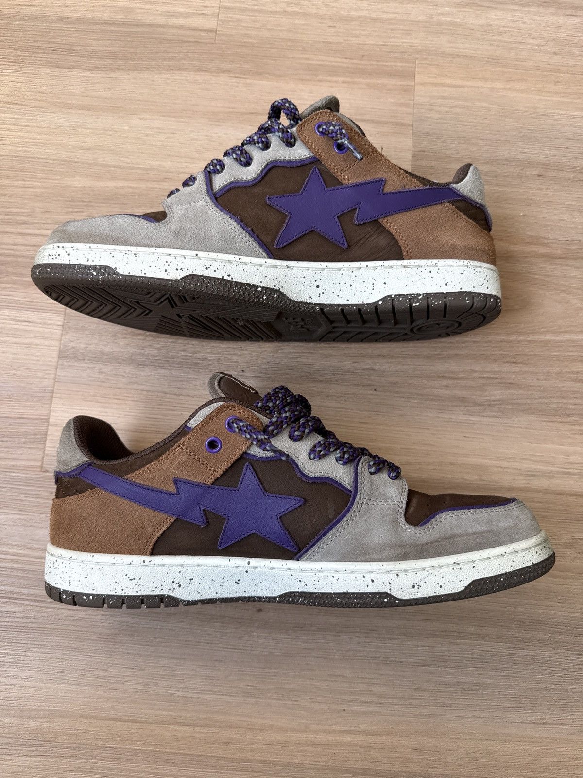 Bape Brown Sued Sk8 Sta Size US 11 / EU 44 - 2 Thumbnail