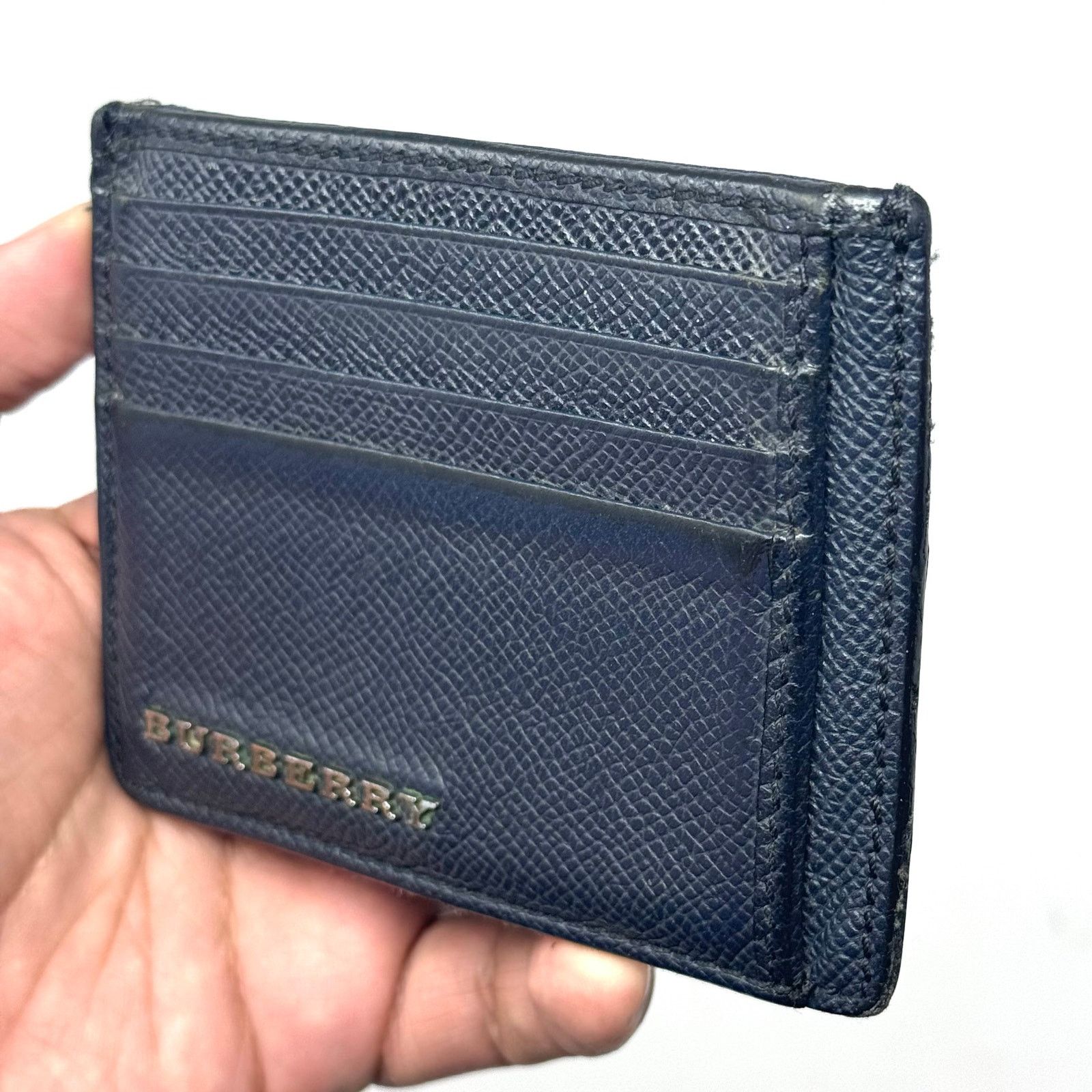 Burberry Burberry Navy Cardholder Wallet Size ONE SIZE - 2 Thumbnail