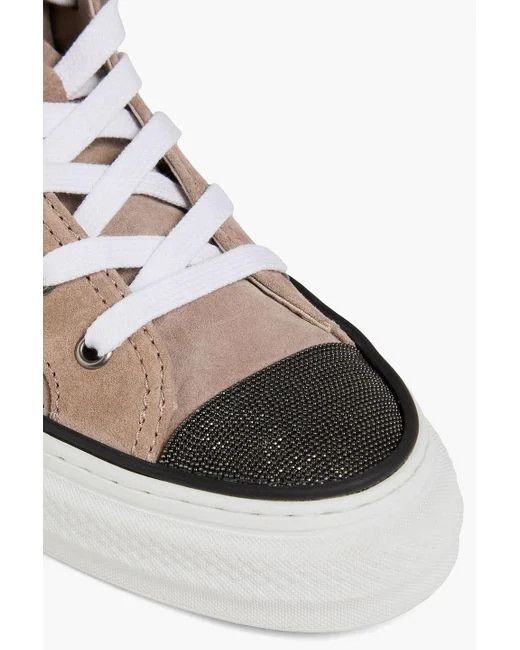 Brunello Cucinelli o1la1rc1a0425 Sneaker in Natural Size US 7 / IT 37 - 4 Thumbnail