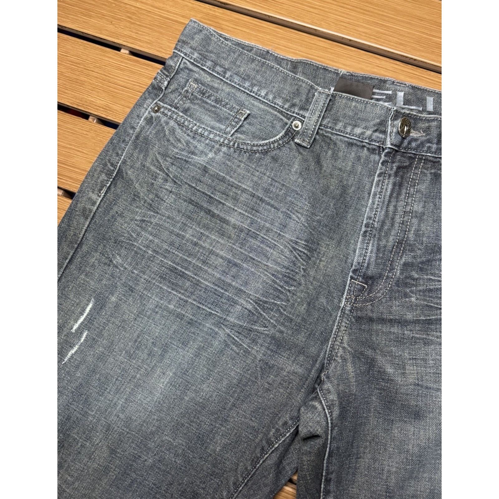 Helix Y2k Helix Relaxed Bootcut Distressed Jeans 38x31 Skater Size US 38 / EU 54 - 5 Thumbnail