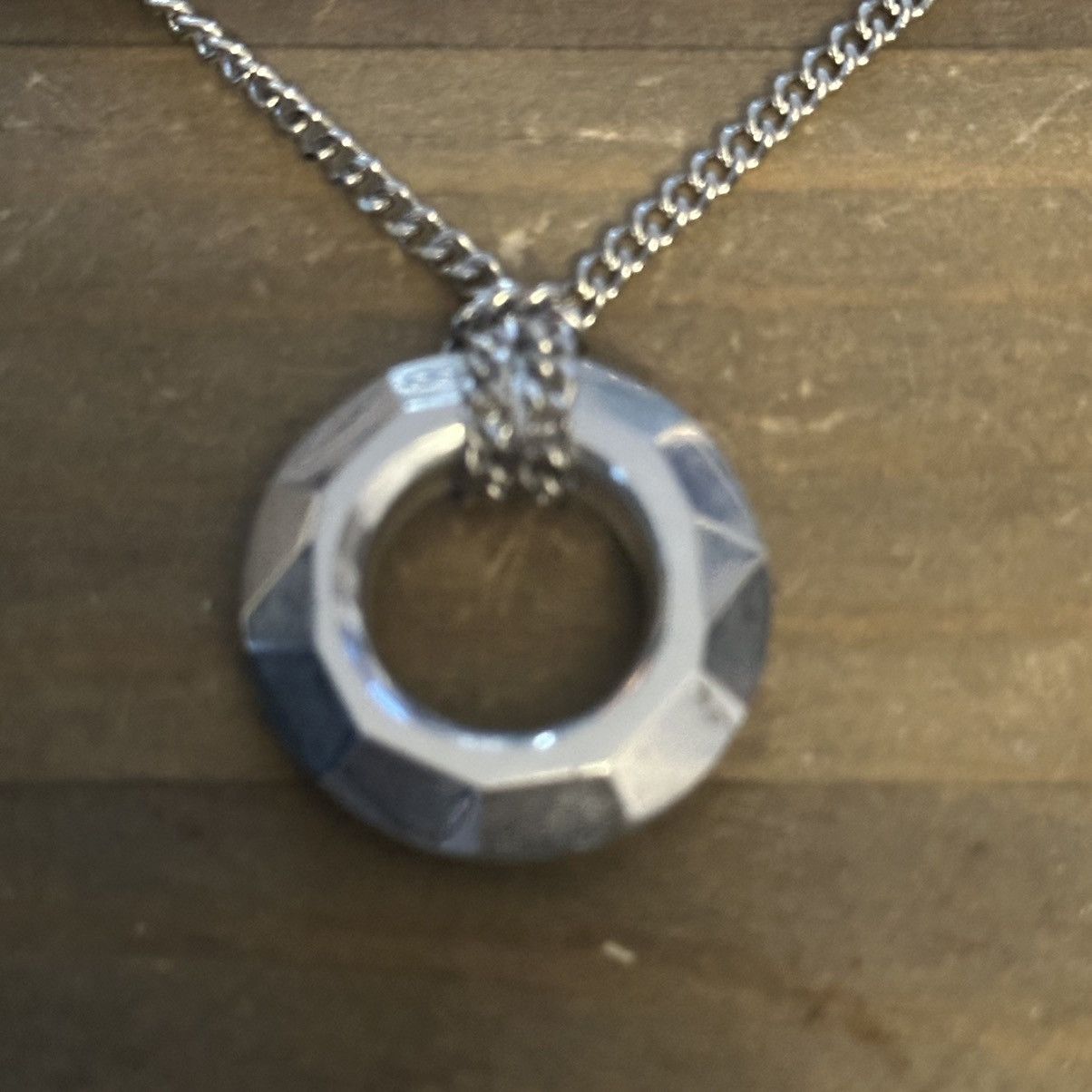 Other VCLM Aurora Borealis crystal circle pendant necklace Size ONE SIZE - 4 Thumbnail