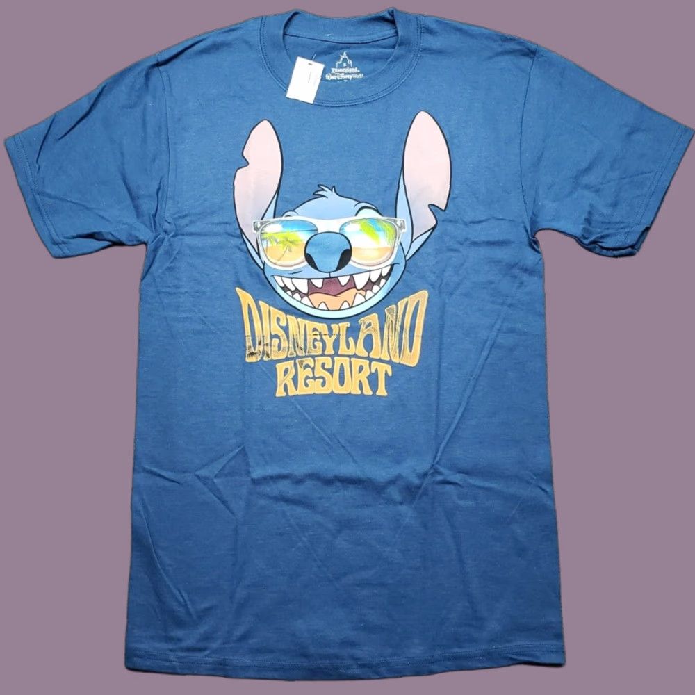 Hanes Hanes Disneyland T-Shirt Men's S Blue Stitch Graphic Cotton Regular Fit Disney Cartoon Size US S / EU 44-46 / 1 - 1 Thumbnail