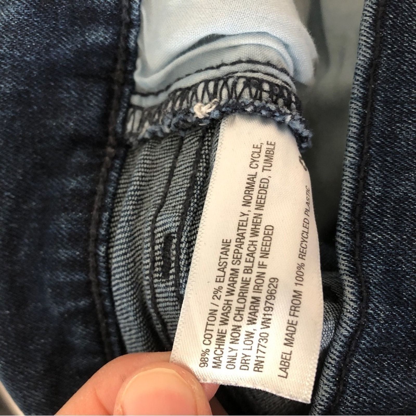 Other Goodfellow & Co. Denim Straight Leg Slim Fit Blue Wash Jeans Size US 34 / EU 50 - 2 Thumbnail