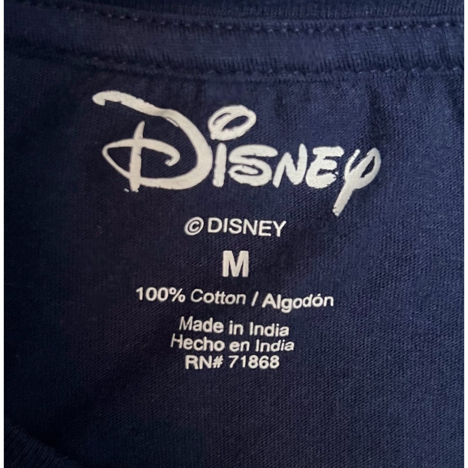 Disney Disney Mickey Mouse Navy Blue Graphic T-Shirt - Size M Size M / US 6-8 / IT 42-44 - 6 Thumbnail