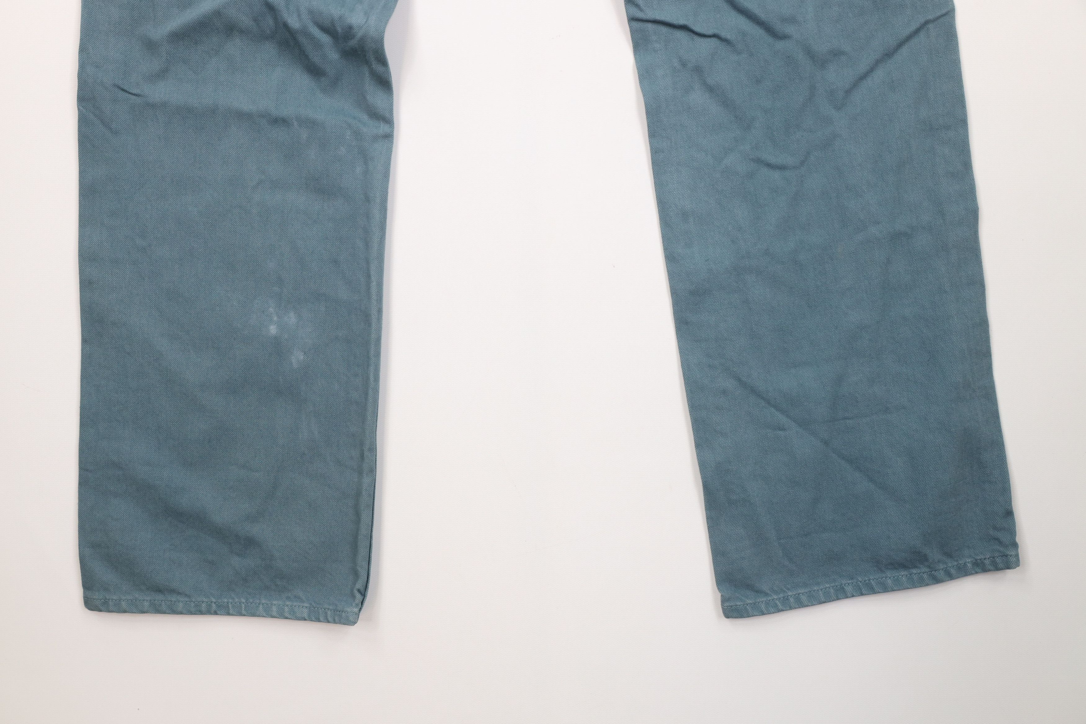 J.Crew Vintage Y2K J Crew Stonewash Slim Straight Jeans Teal Size US 34 / EU 50 - 12 Thumbnail