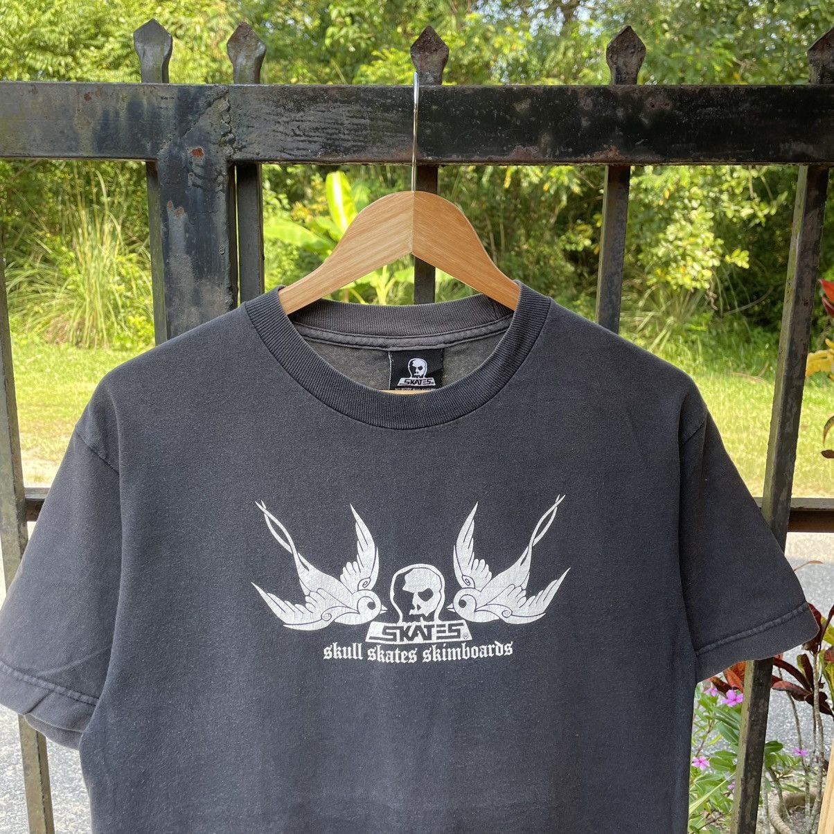 Vintage 🔥Vintage Skates Skull Skates Skimboards Big Logo Skate Tee Size US M / EU 48-50 / 2 - 5 Thumbnail