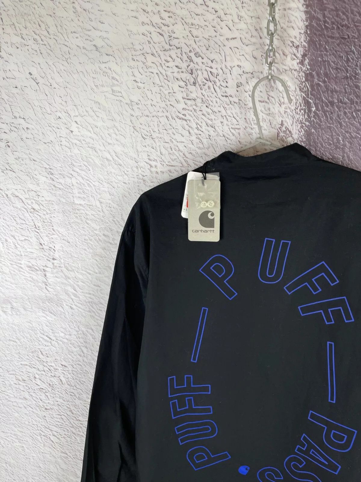 Carhartt Carhartt x Fela LS F.Kuti Half placket shirt colarless logo Size US L / EU 52-54 / 3 - 14 Thumbnail
