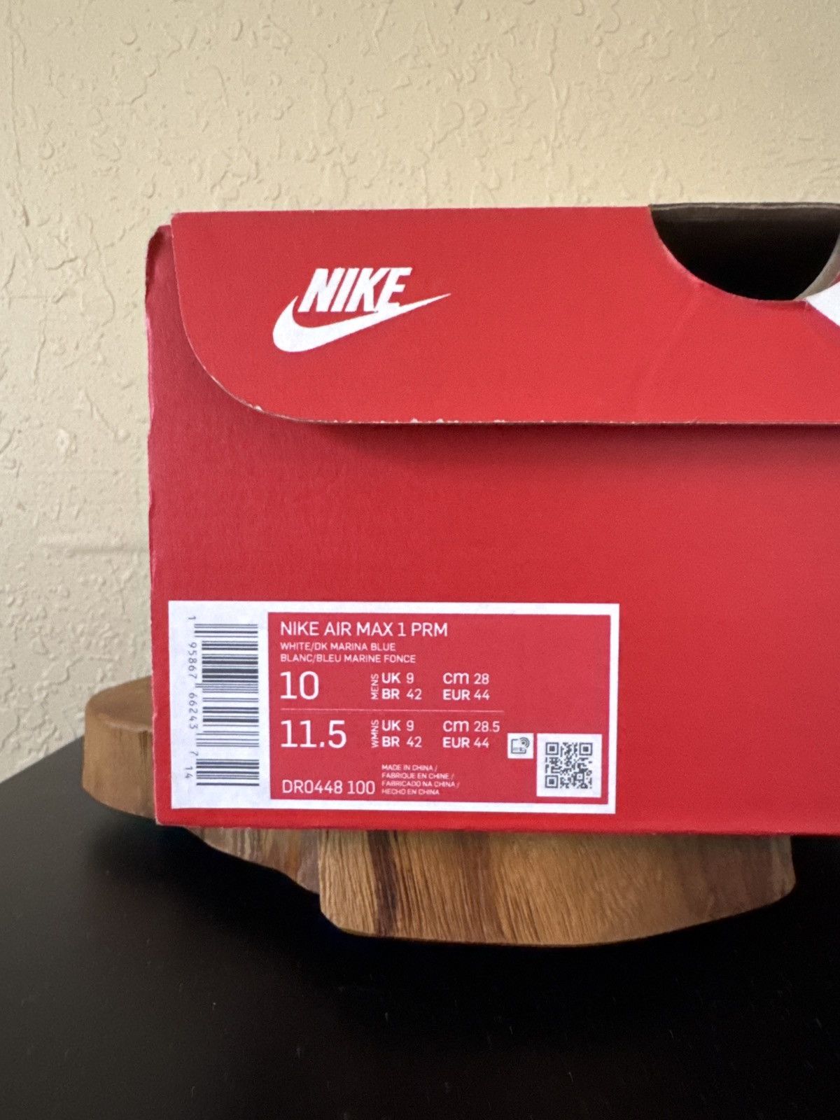 Nike Nike Air Max 1 PRM “Blueprint” Size US 10 / EU 43 - 10 Thumbnail