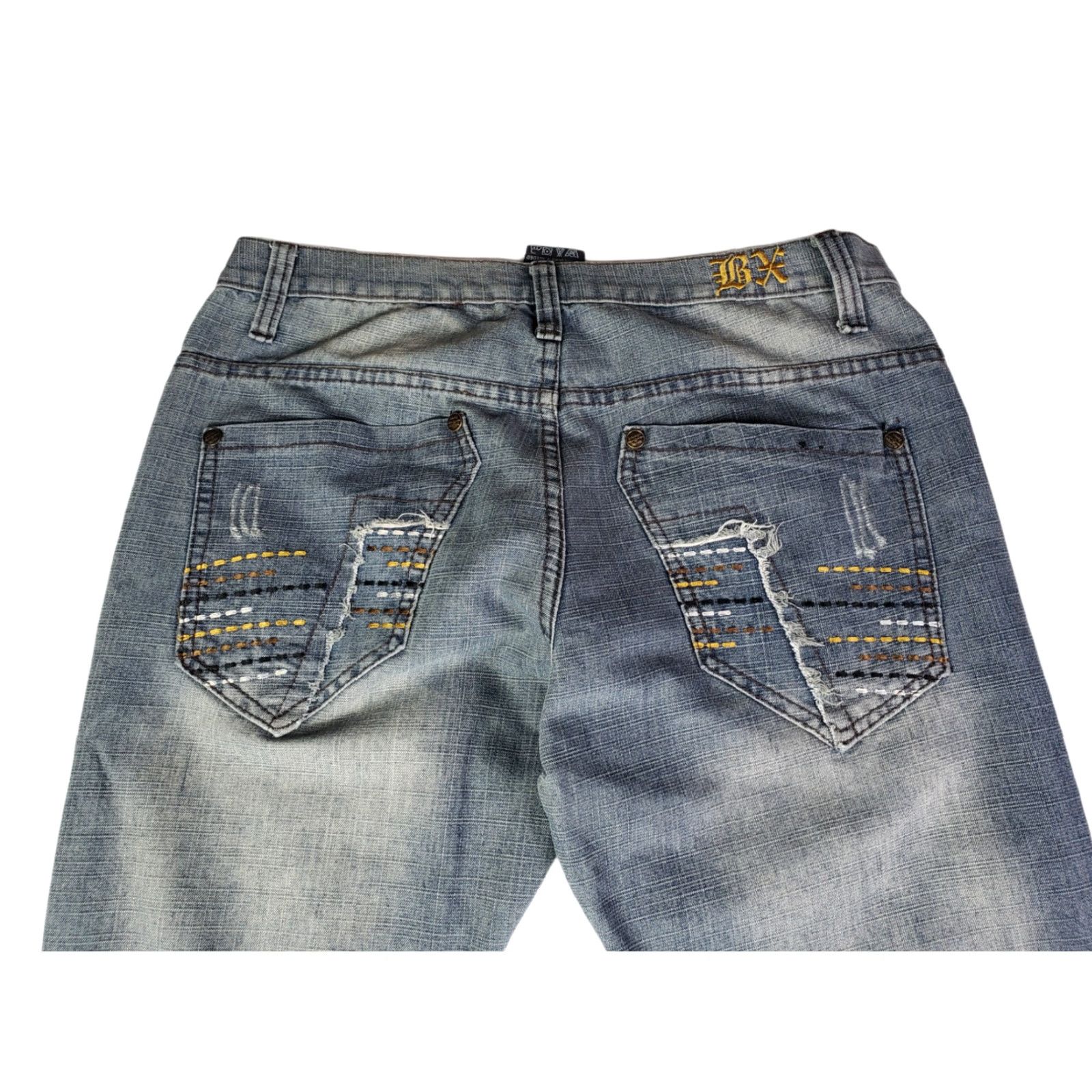 Express Express Brooklyn Jeans 34x30 Blue Denim Men Regular Mid Rise 010-013 Vintage No N/A? Size US 34 / EU 50 - 5 Thumbnail