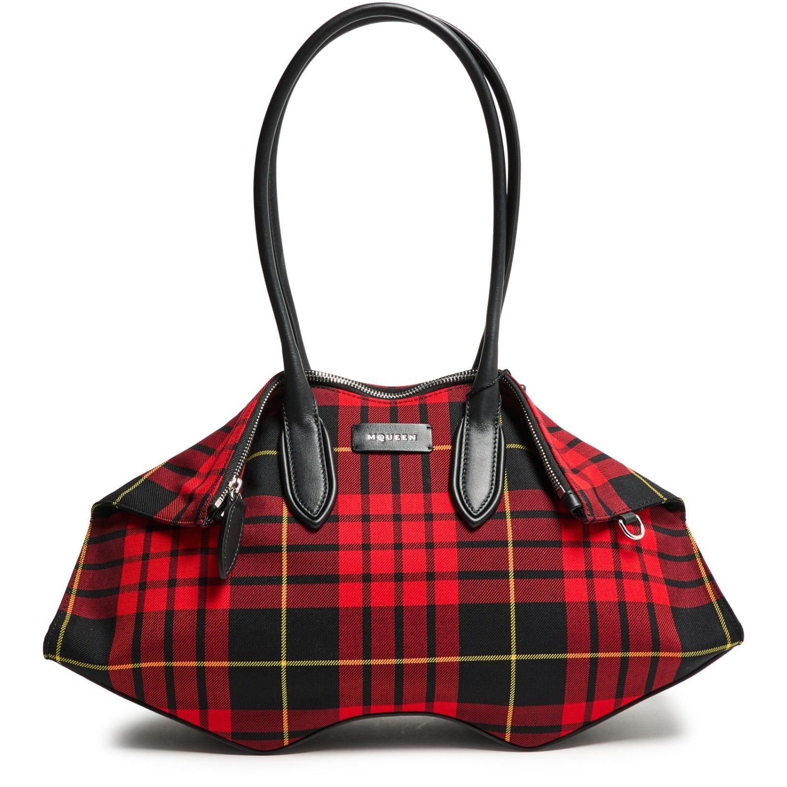 Alexander McQueen ALEXANDER MCQUEEN Manta Multi/Red Top Handle Bag New Size ONE SIZE - 1 Thumbnail