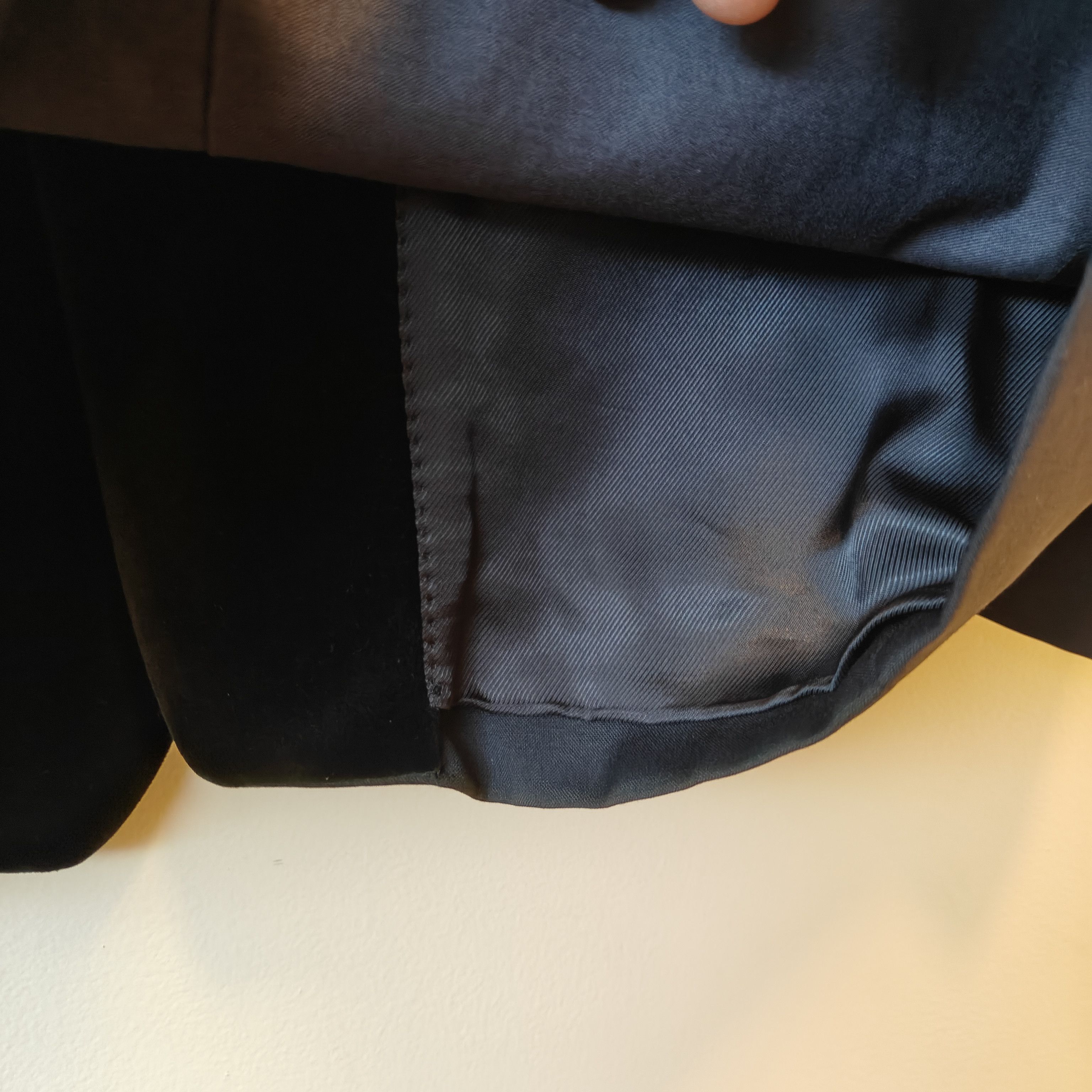 Maison Margiela Navy Tux Velvet Shawl Collar Blazer - mohair Size 48R - 19 Thumbnail