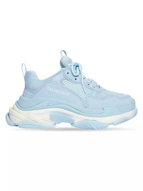 o1la1rc1a1123 Triple S Sneakers in Light Blue