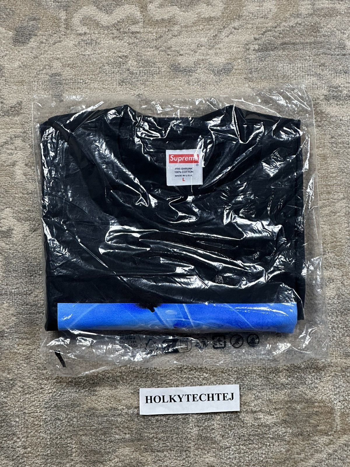 Supreme Supreme Tunnel Tee - Black - L - SS24 Size US L / EU 52-54 / 3 - 6 Thumbnail