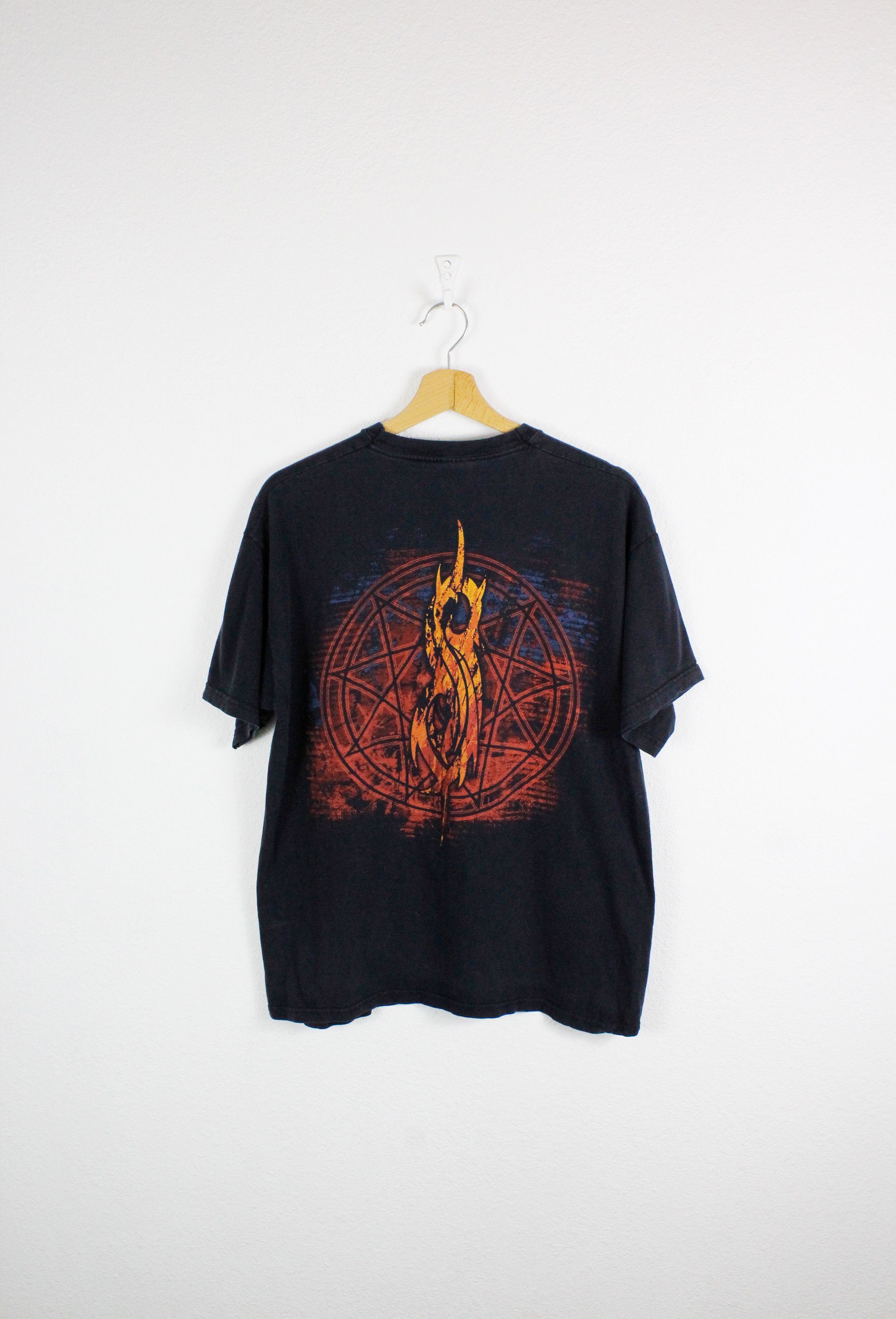 Band Tees × Slipknot × Vintage Vintage Slipknot Band Merch Graphic Tee T-shirt Y2K Size US M / EU 48-50 / 2 - 5 Thumbnail