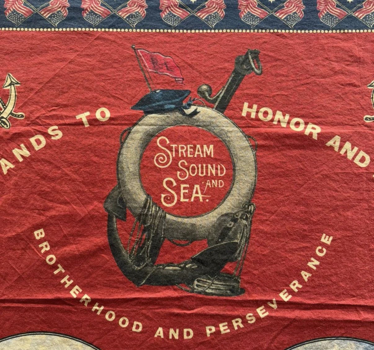 RRL Ralph Lauren RRL Ralph Lauren Double RL Nautical Large Bandana K22 Size ONE SIZE - 2 Thumbnail
