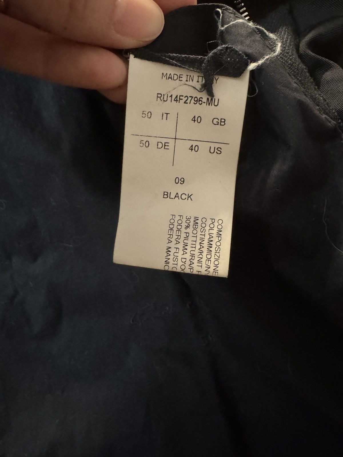 Rick Owens Drkshdw Rick owens FW13 PLINTH hooded down filled bomber jacket Size US M / EU 48-50 / 2 - 5 Thumbnail