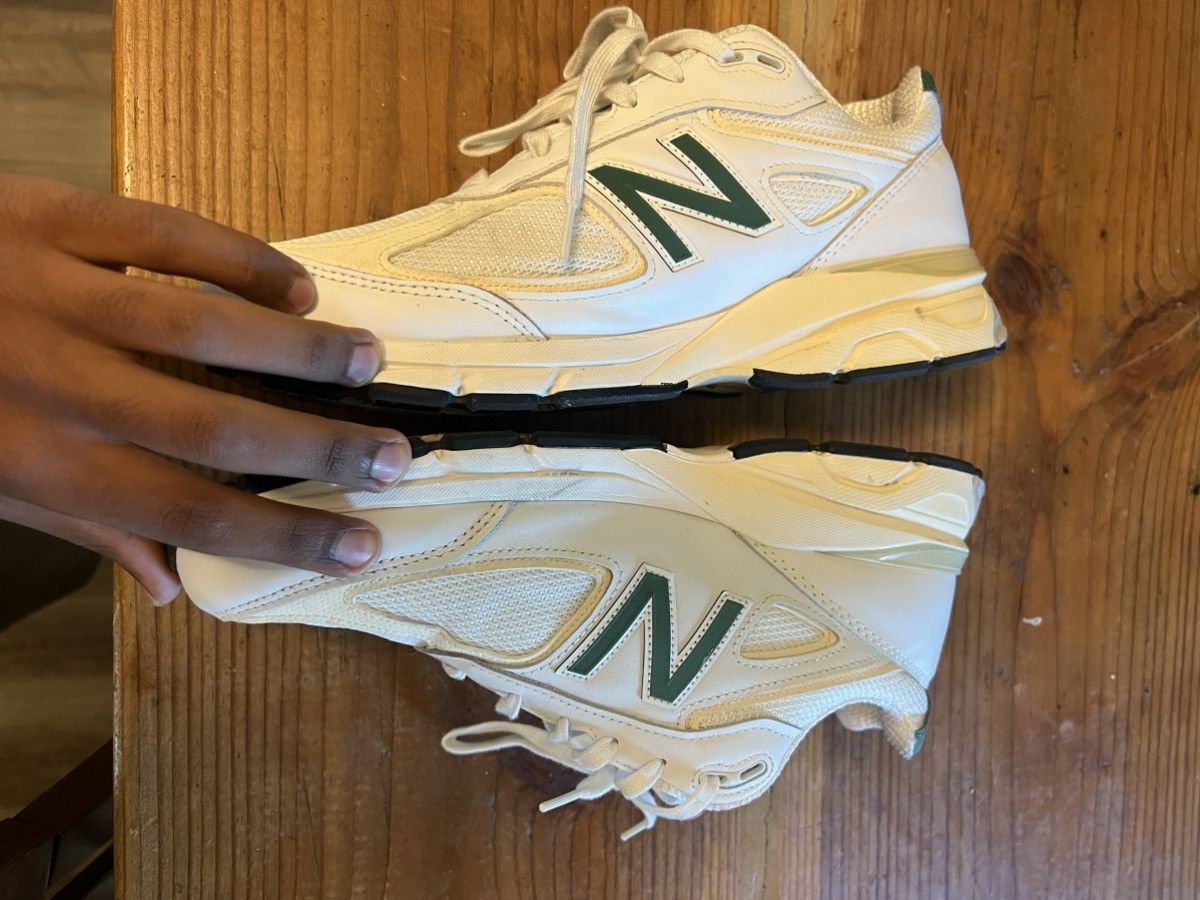 New Balance New Balance 990v4 White Green Made in USA Size US 11 / EU 44 - 5 Thumbnail