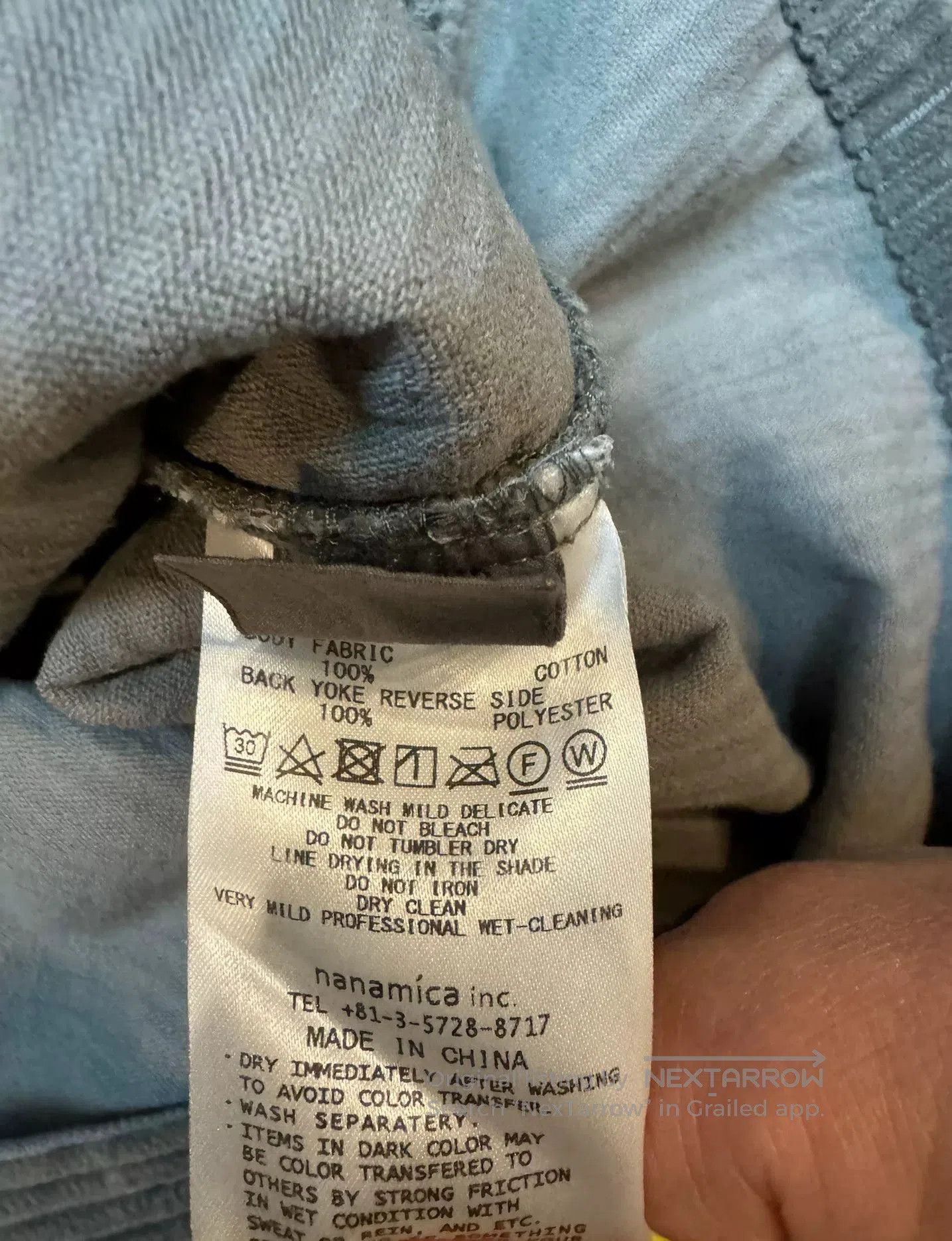 Nanamica nanamican Washed Corduroy Shirt Jacket. Size US S / EU 44-46 / 1 - 5 Thumbnail