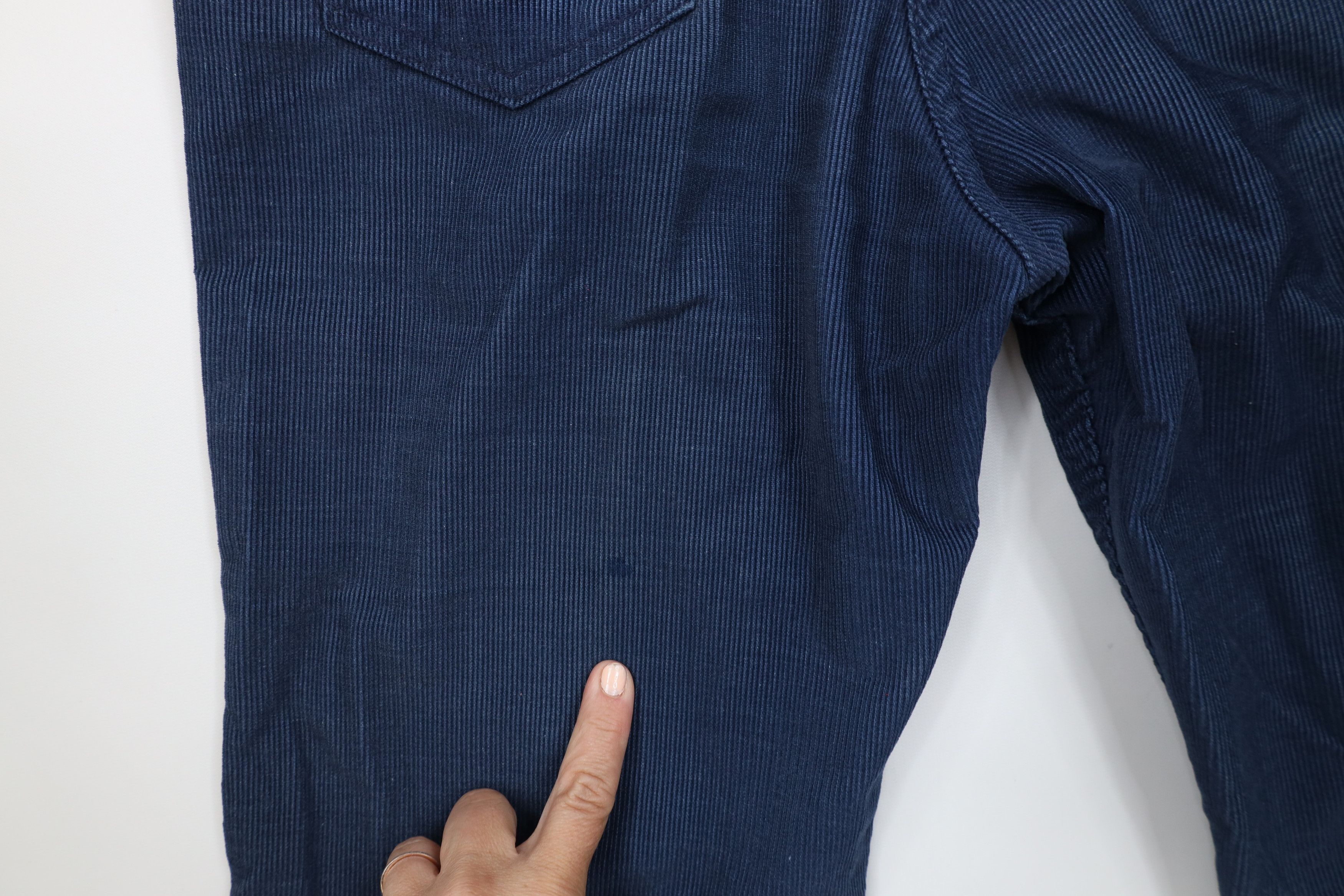 Vintage Vintage 70s Streetwear Wide Leg Corduroy Pants Blue USA Size US 32 / EU 48 - 13 Thumbnail