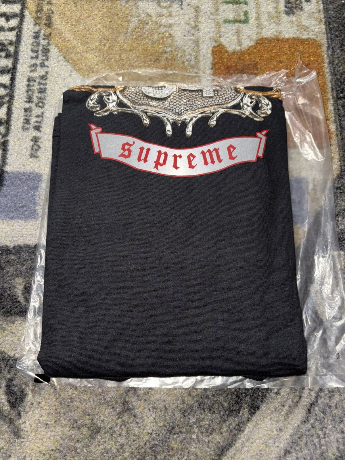Supreme Supreme Diamonds Tee Black Size US XXL / EU 58 / 5 - 3 Thumbnail