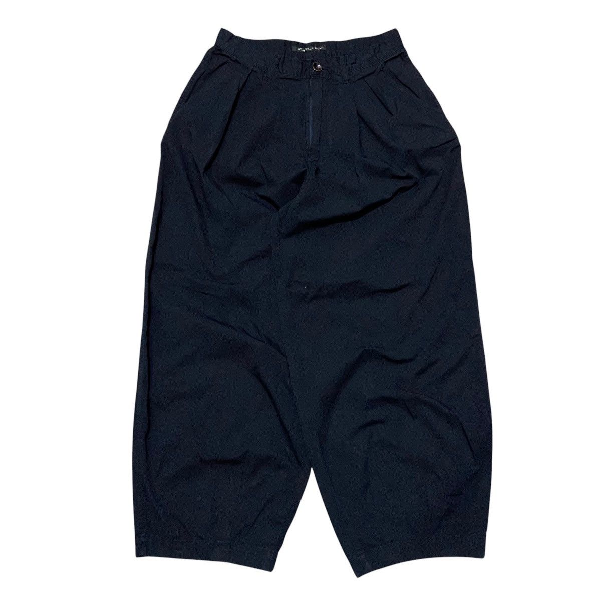 Japanese Brand Sunny Clouds Twill Wide Balloon Pants - Black Size US 28 / EU 44 - 1 Thumbnail