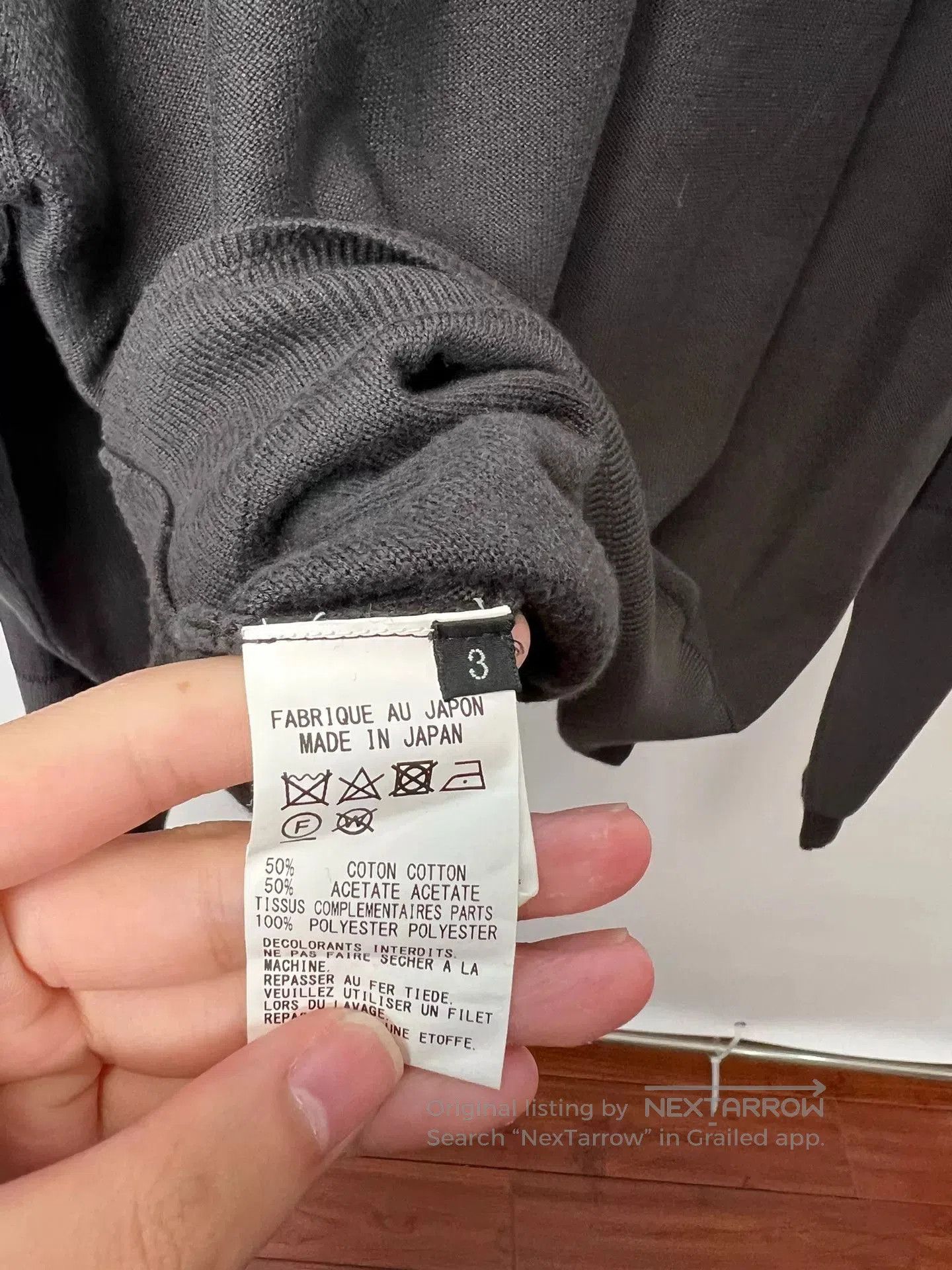 Yohji Yamamoto Yohji Yamamoto Nylon Blend Knit Sweater. Size US L / EU 52-54 / 3 - 8 Thumbnail