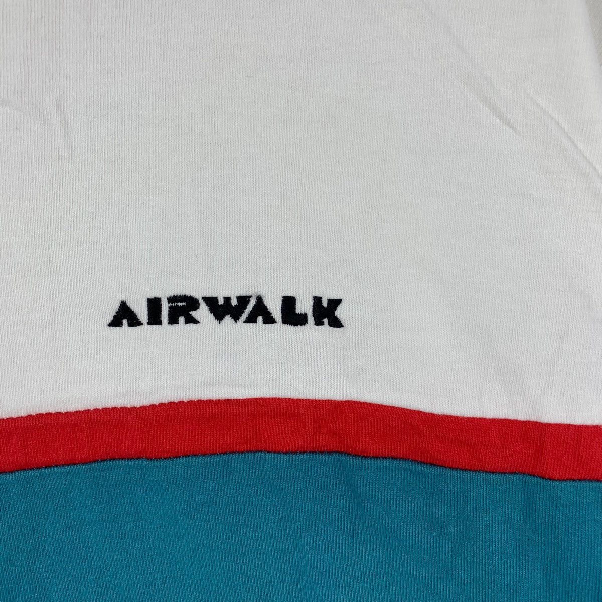 Airwalk AIRWALK SKATEBOARD STREETWEAR Striped Baggy Tee Shirt Top Size US XL / EU 56 / 4 - 5 Thumbnail