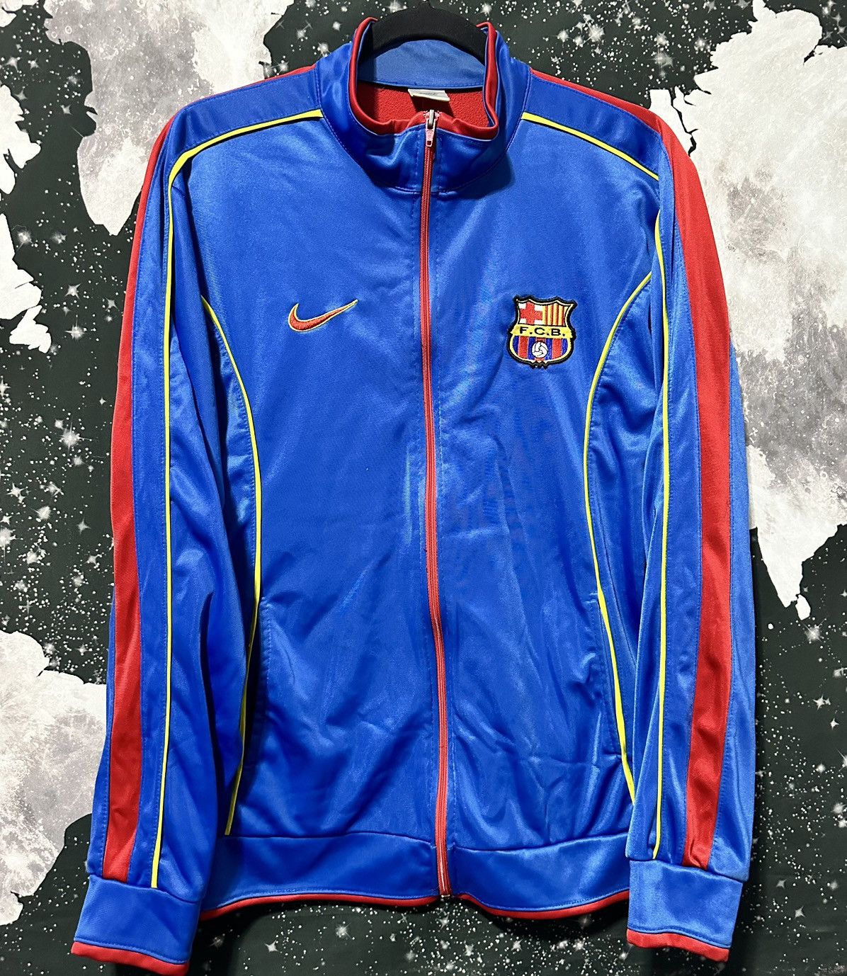 Nike Nike F.CB Barcelona Soccer Track jacket Size US L / EU 52-54 / 3 - 1 Thumbnail