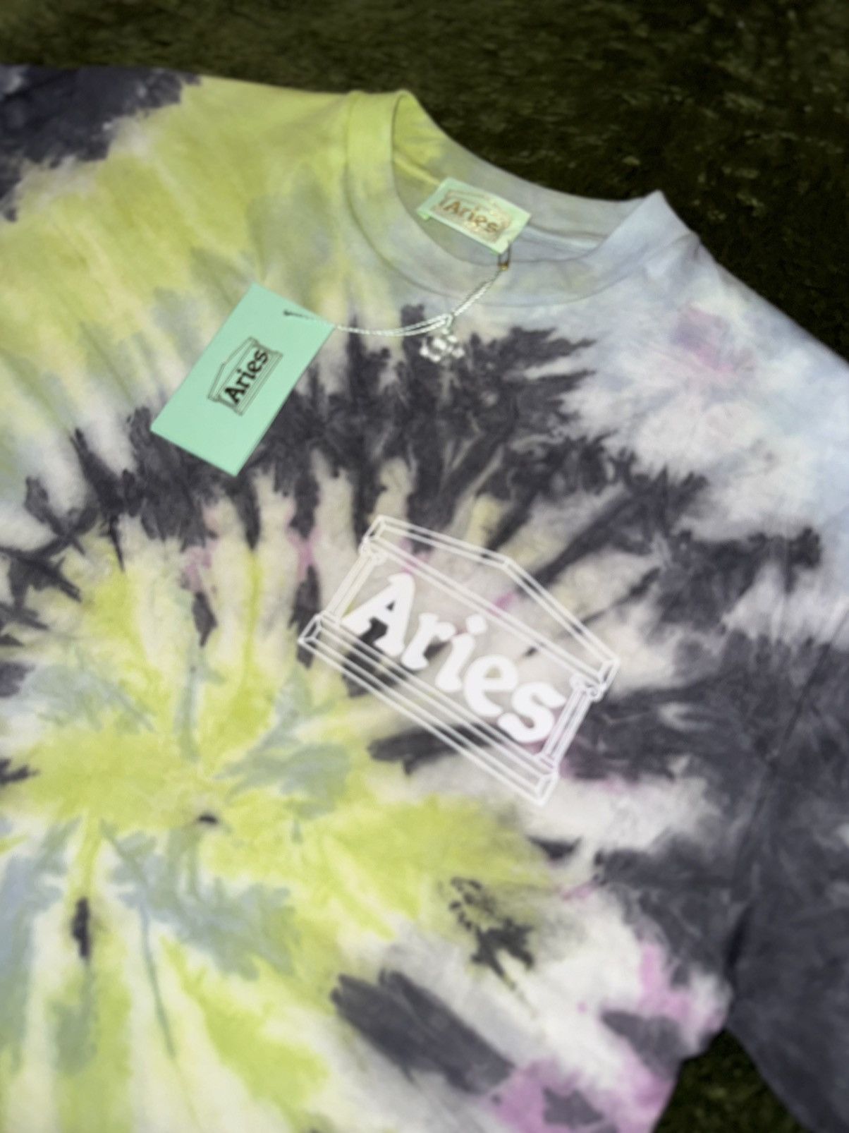 Aries [S] Aries Made in Italy Tie-Dye Temple T-Shirt Size US S / EU 44-46 / 1 - 2 Thumbnail