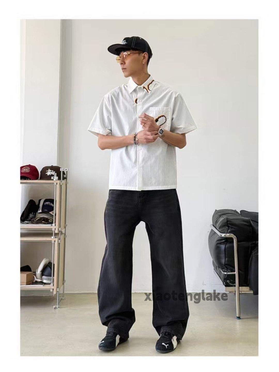 Vintage Unisex outdoor sports utility loose ripped pattern shirt Size US L / EU 52-54 / 3 - 3 Thumbnail