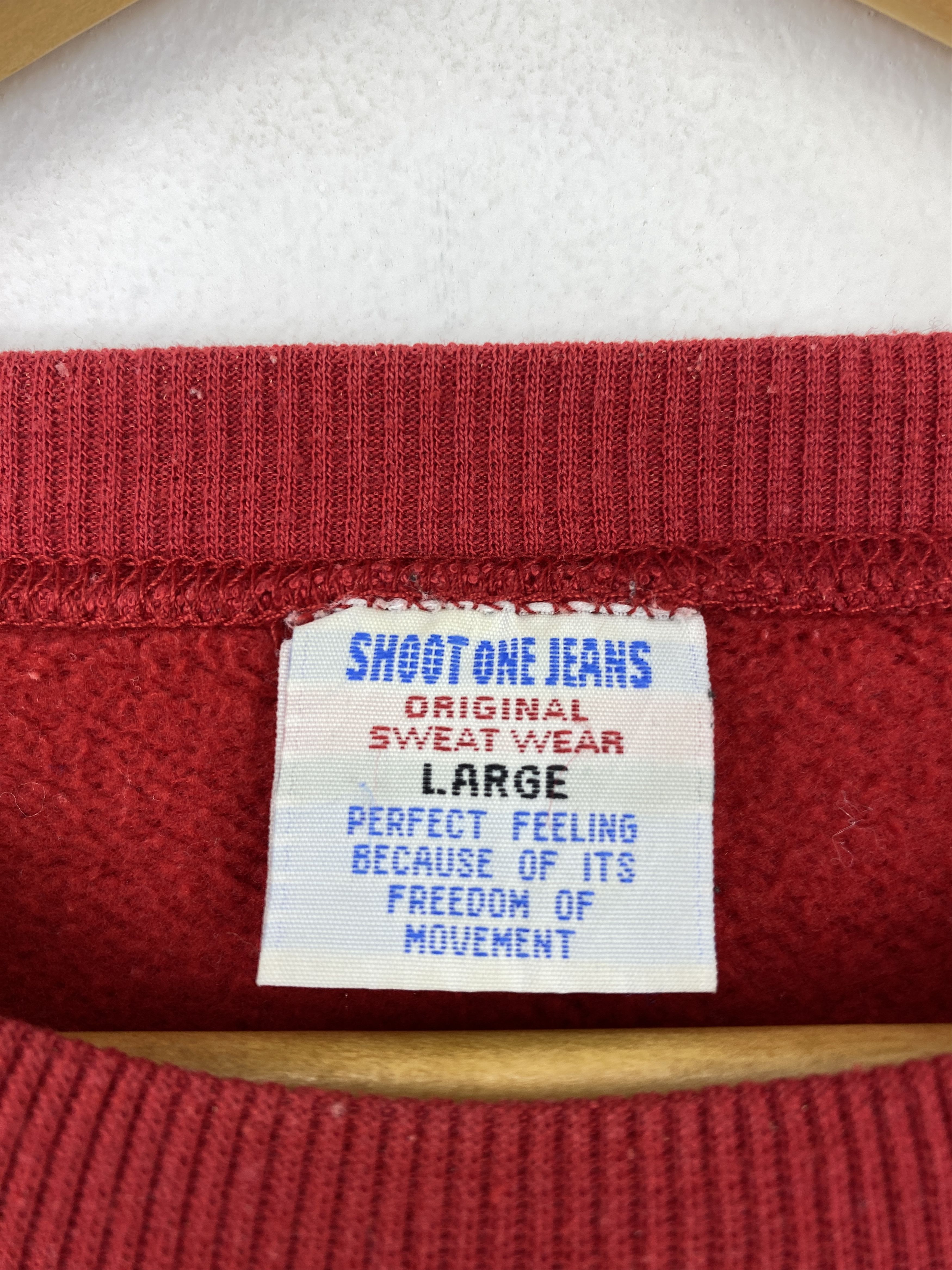Japanese Brand Vintage MSCF Shoot One Jeans Sweatshit BP0047 Size US L / EU 52-54 / 3 - 5 Thumbnail