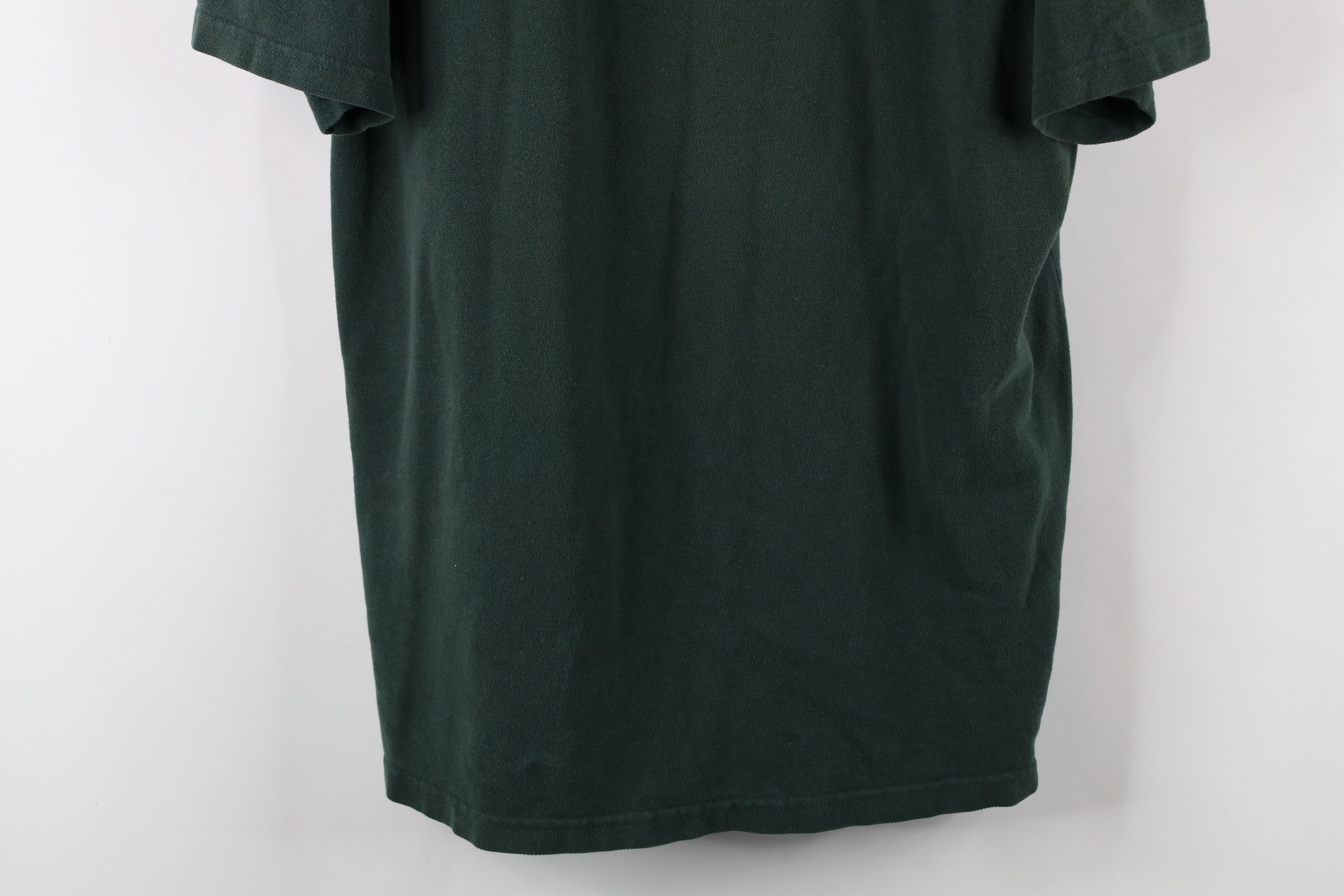 Ralph Lauren × Vintage Vintage 90s Ralph Lauren Heavyweight Cotton T-Shirt Green Size US XL / EU 56 / 4 - 3 Thumbnail