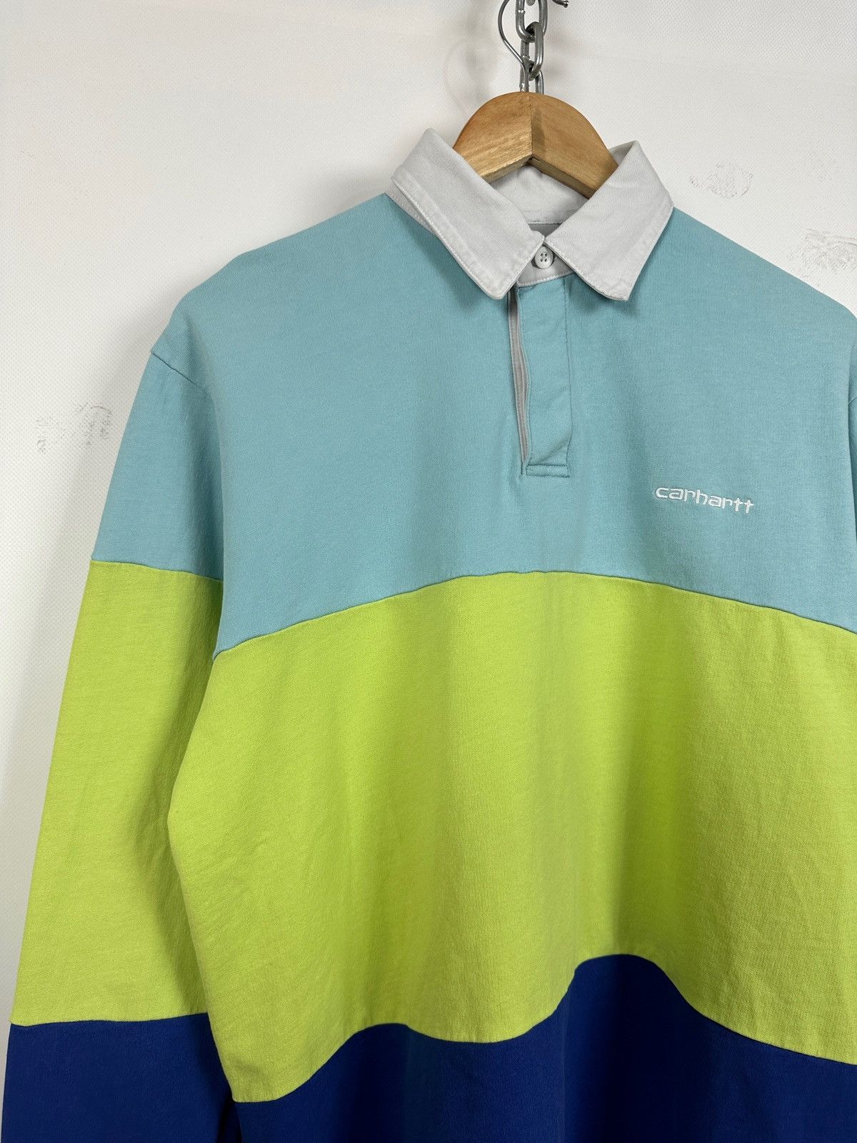 Carhartt Carhartt WIP Newport Rugby Polo Long Sleeve Shirt Size US M / EU 48-50 / 2 - 5 Thumbnail