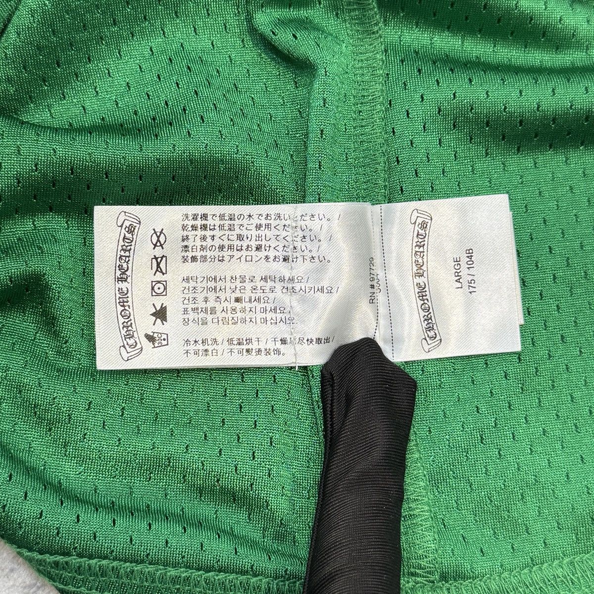 Chrome Hearts CHROME HEARTS Mesh Jersey Long Sleeve Tee GREEN Size US L / EU 52-54 / 3 - 11 Thumbnail